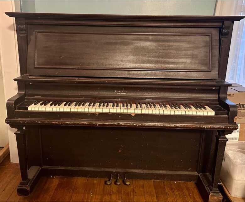 Antique Lauter Upright Piano