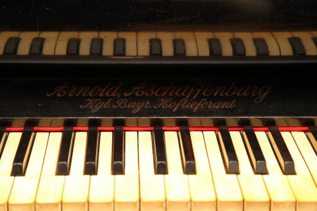 Rare 100-Year-Old Arnold Aschaffenburg Grand Piano