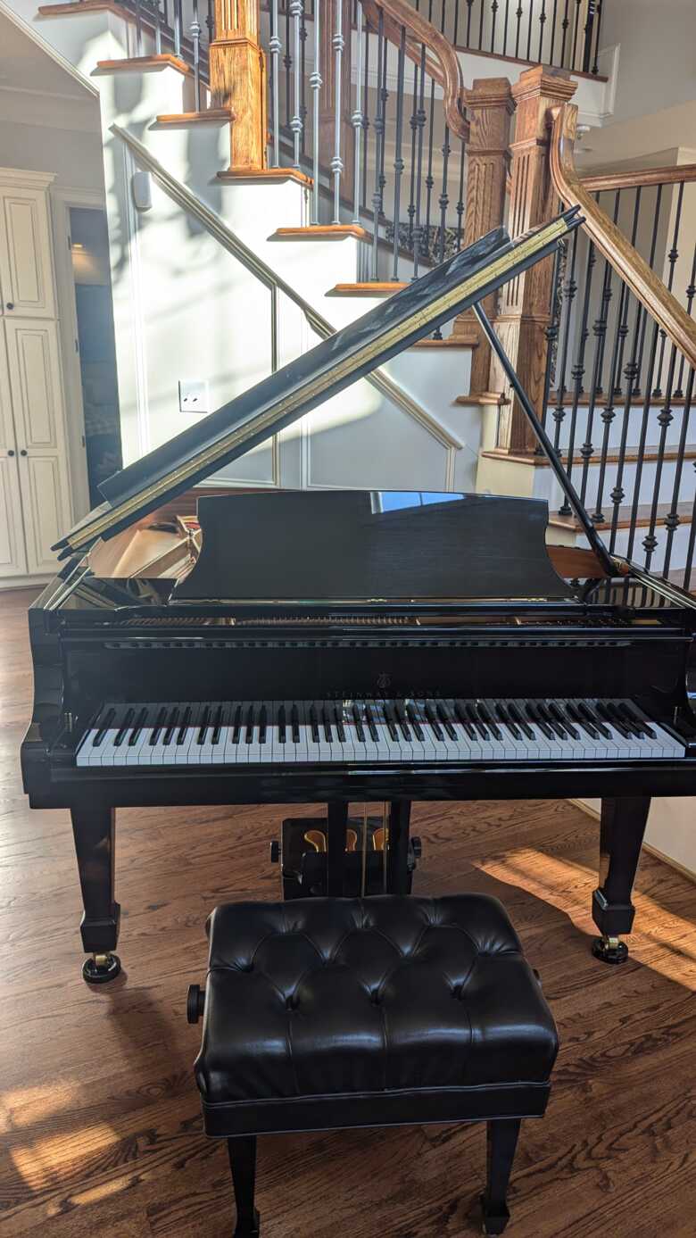 2019 Steinway Model B Grand Piano - High Gloss Ebony