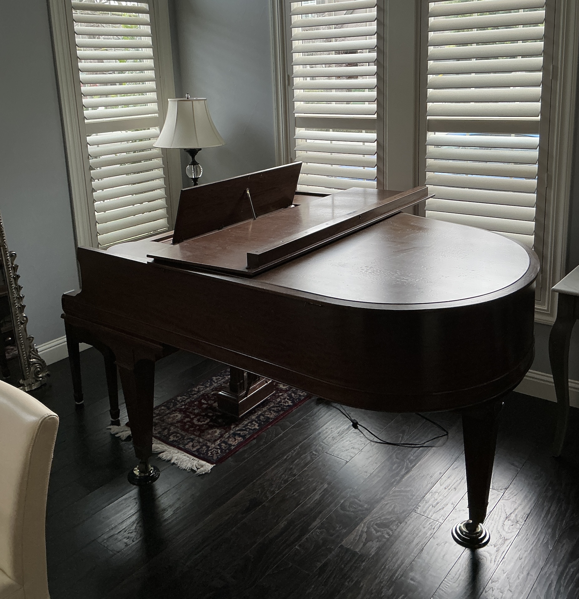 Classic Mason Hamlin Parlor Grand Piano