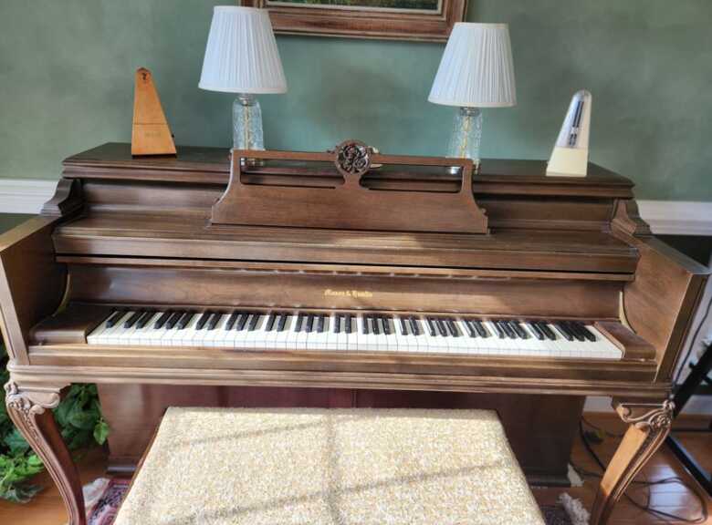 Two owner piano; gently used