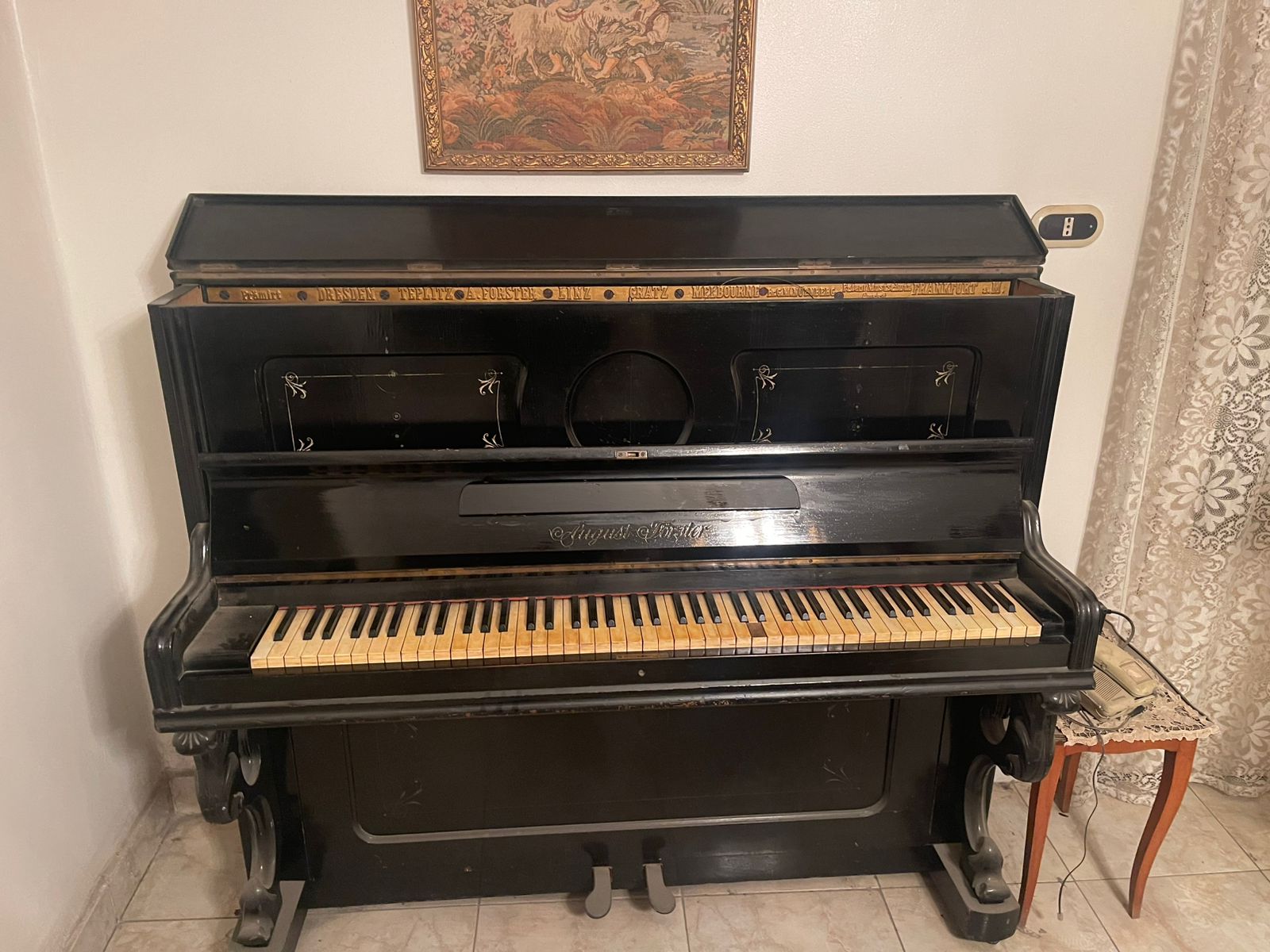 August Förster Model 116C Upright Piano 