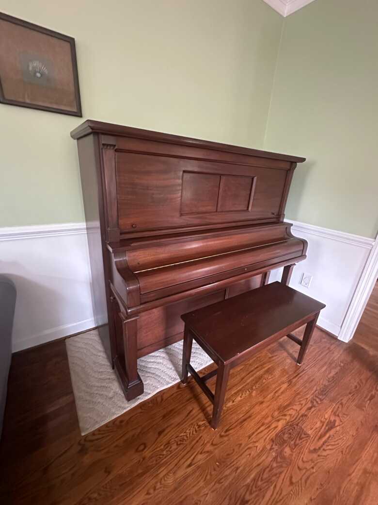 Seybold upright player piano for sale 