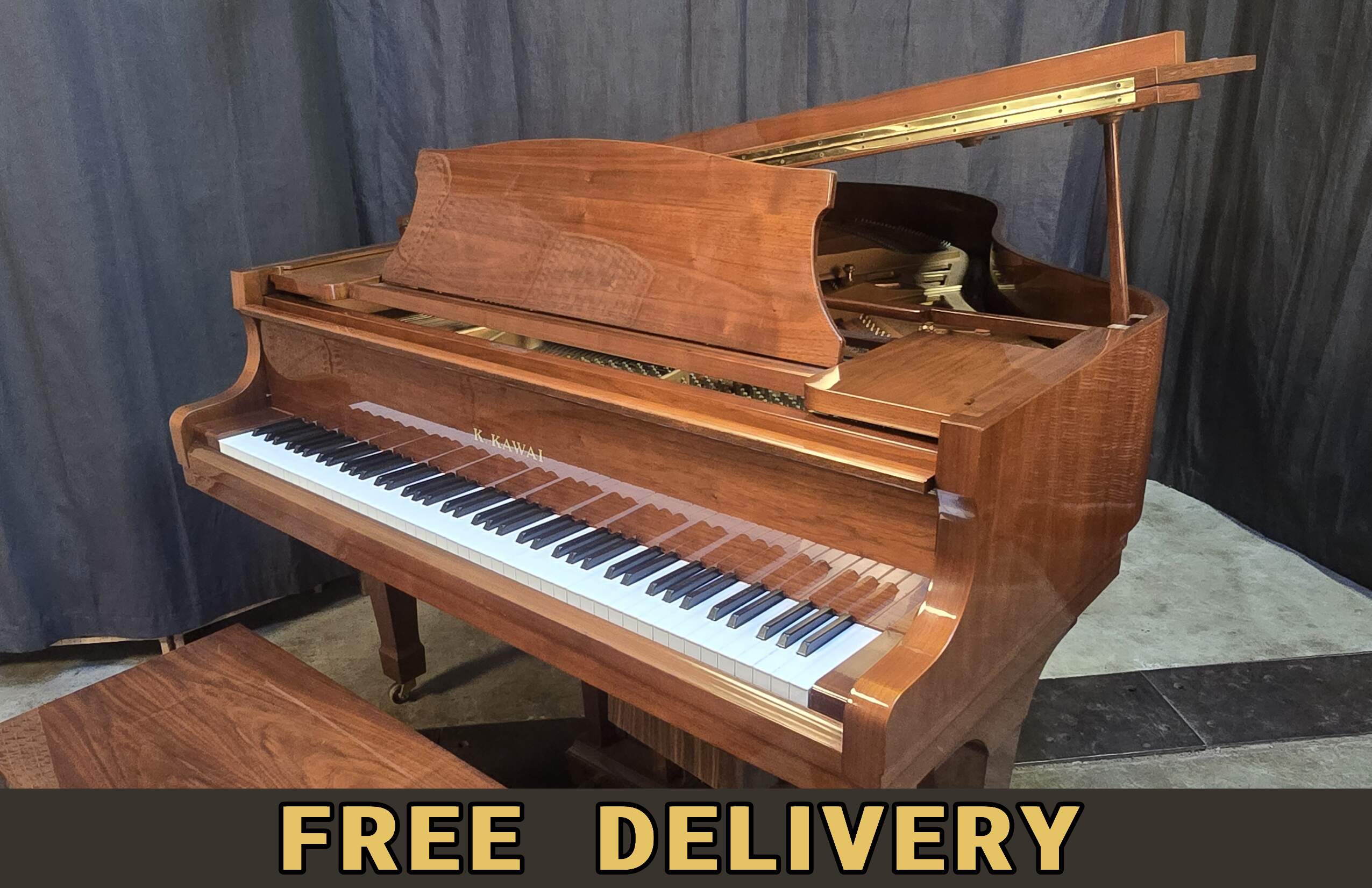 Kawai KG-2D Grand Piano (5'10") – Tuned & Free Delivery