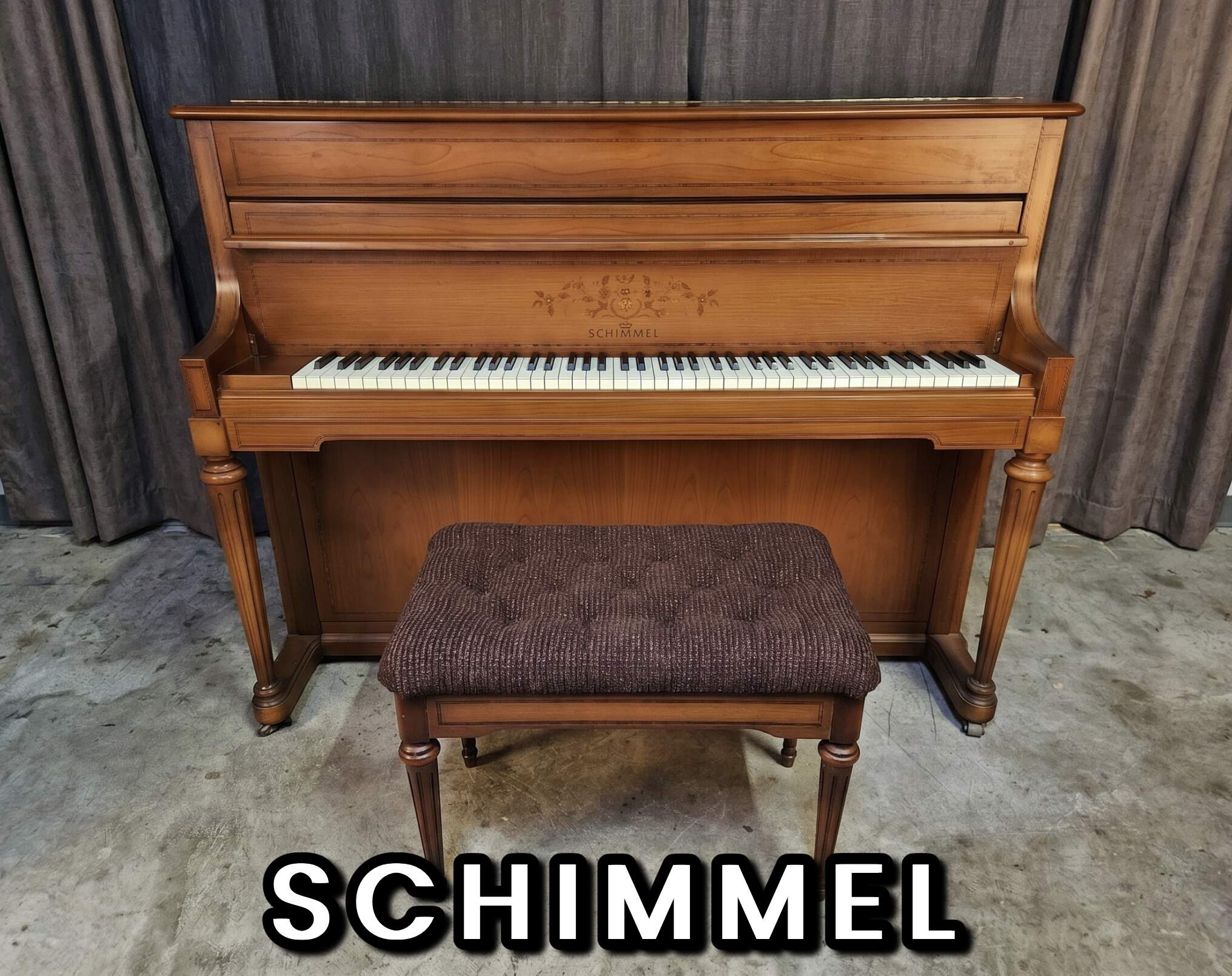Schimmel Upright Piano – Free Delivery – Immaculate & Tuned