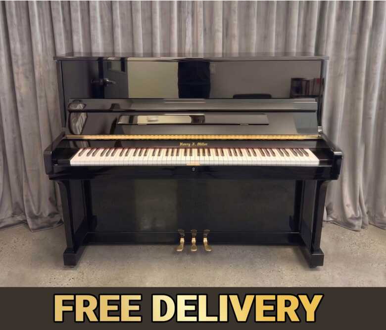 Henry F. Miller Upright – Like New – Tuned w/ Delivery