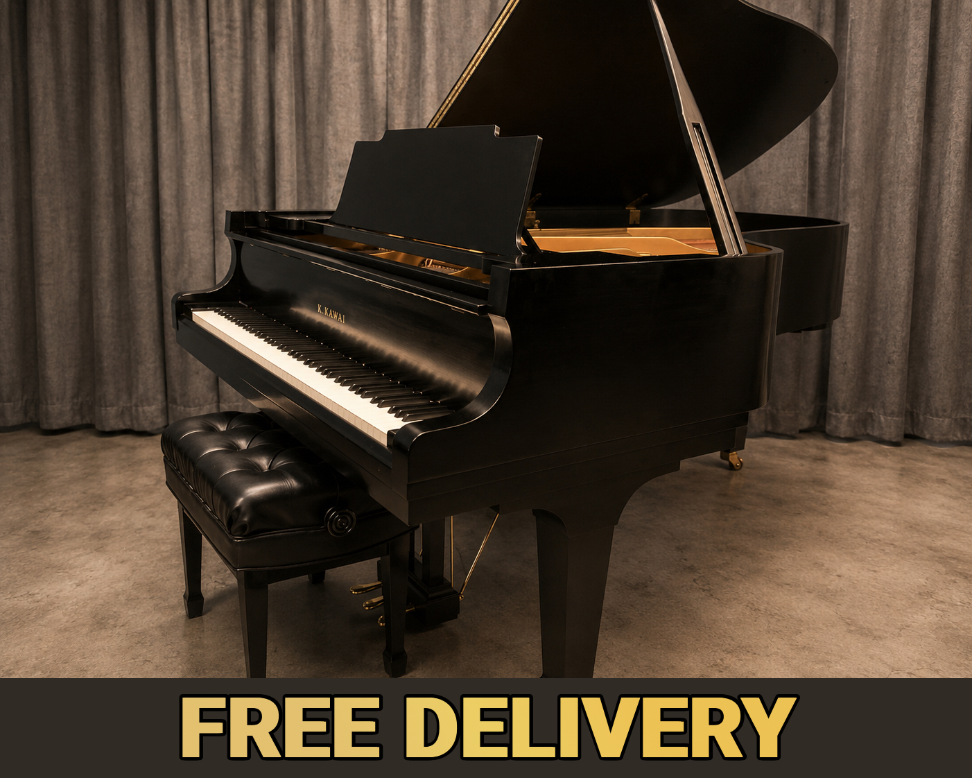 Kawai KG-2C Grand Piano (5'10") – Tuned & Serviced