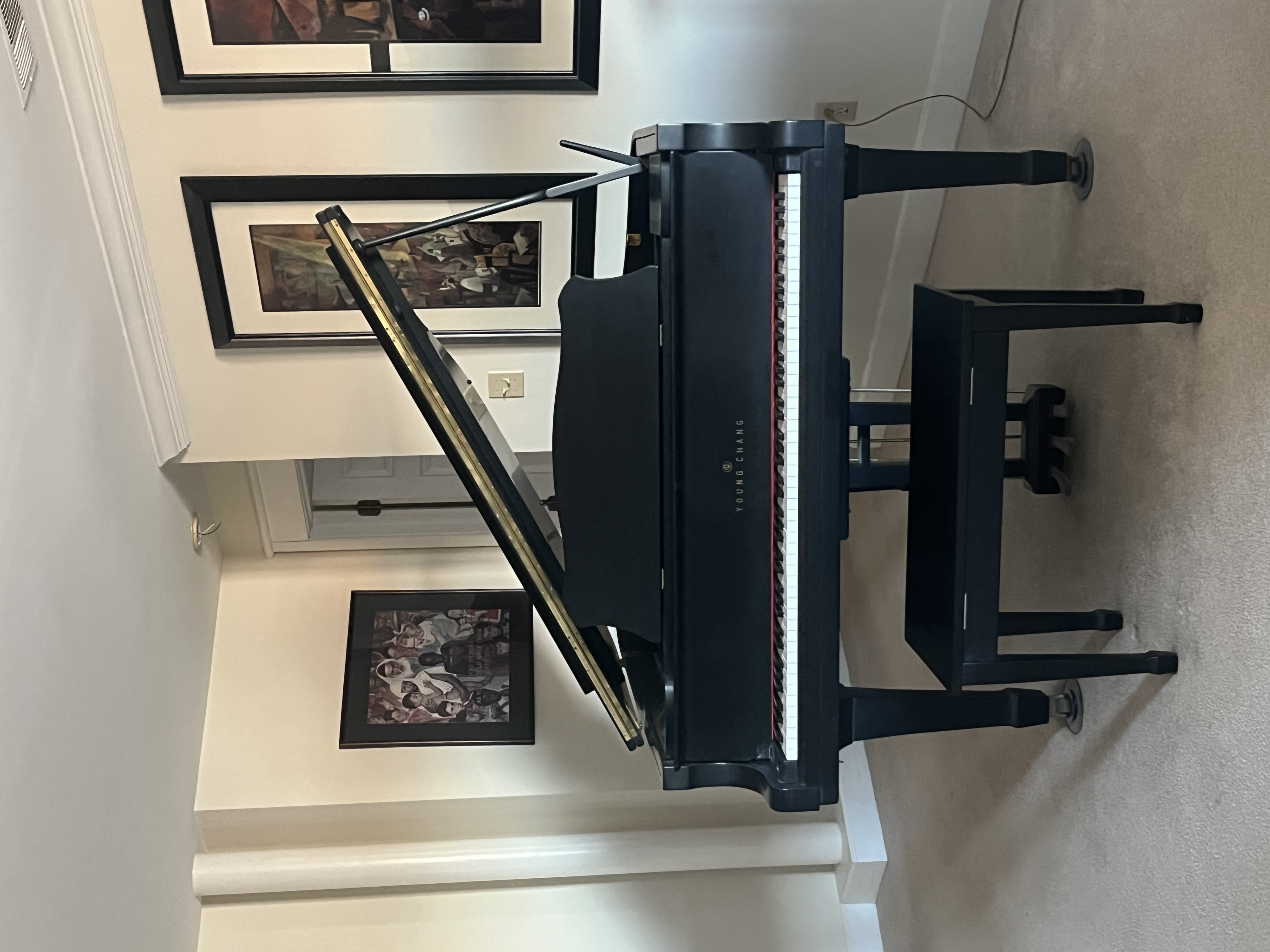 Young Chang G-157 Grand Piano Satin Ebony 