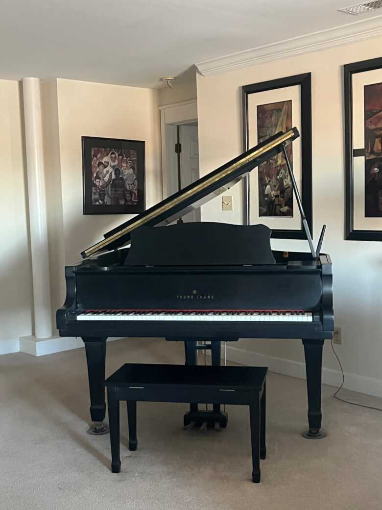 Young Chang G-157 Grand Piano Satin Ebony 