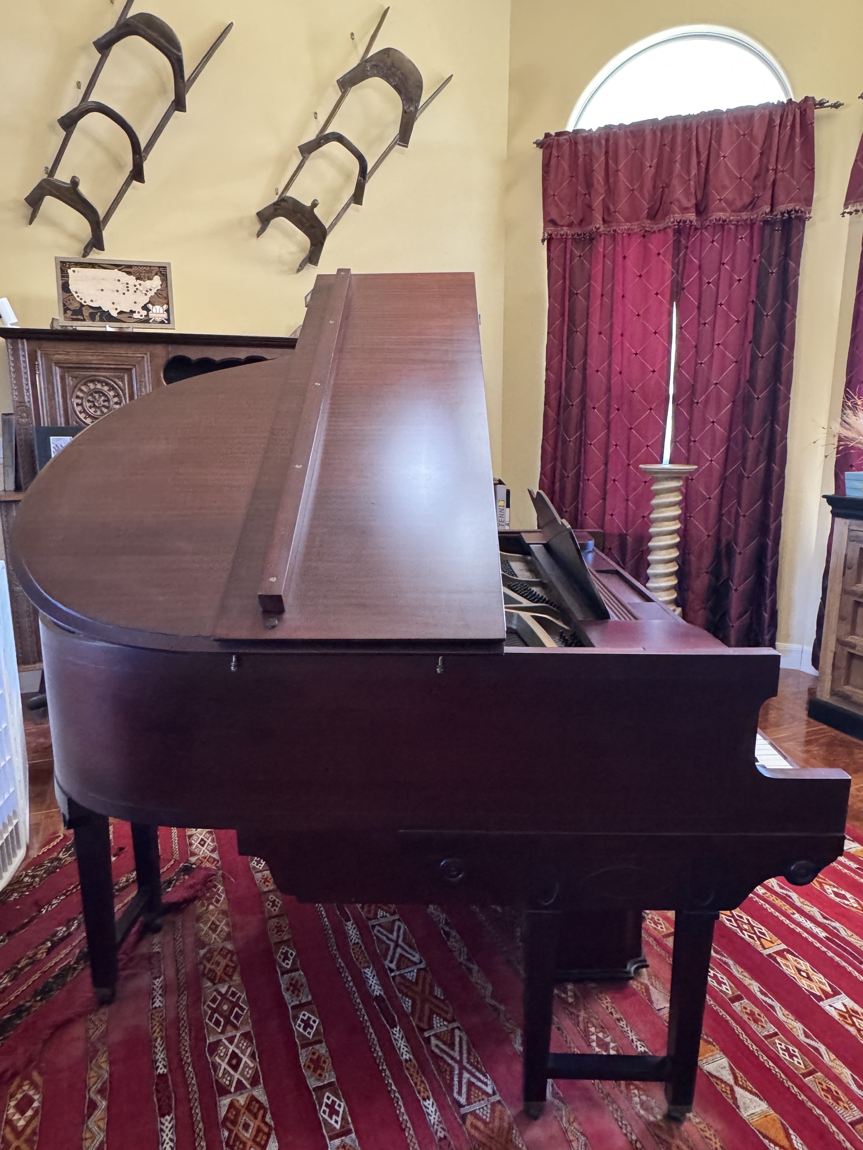 Antique Steck Baby Grand Piano