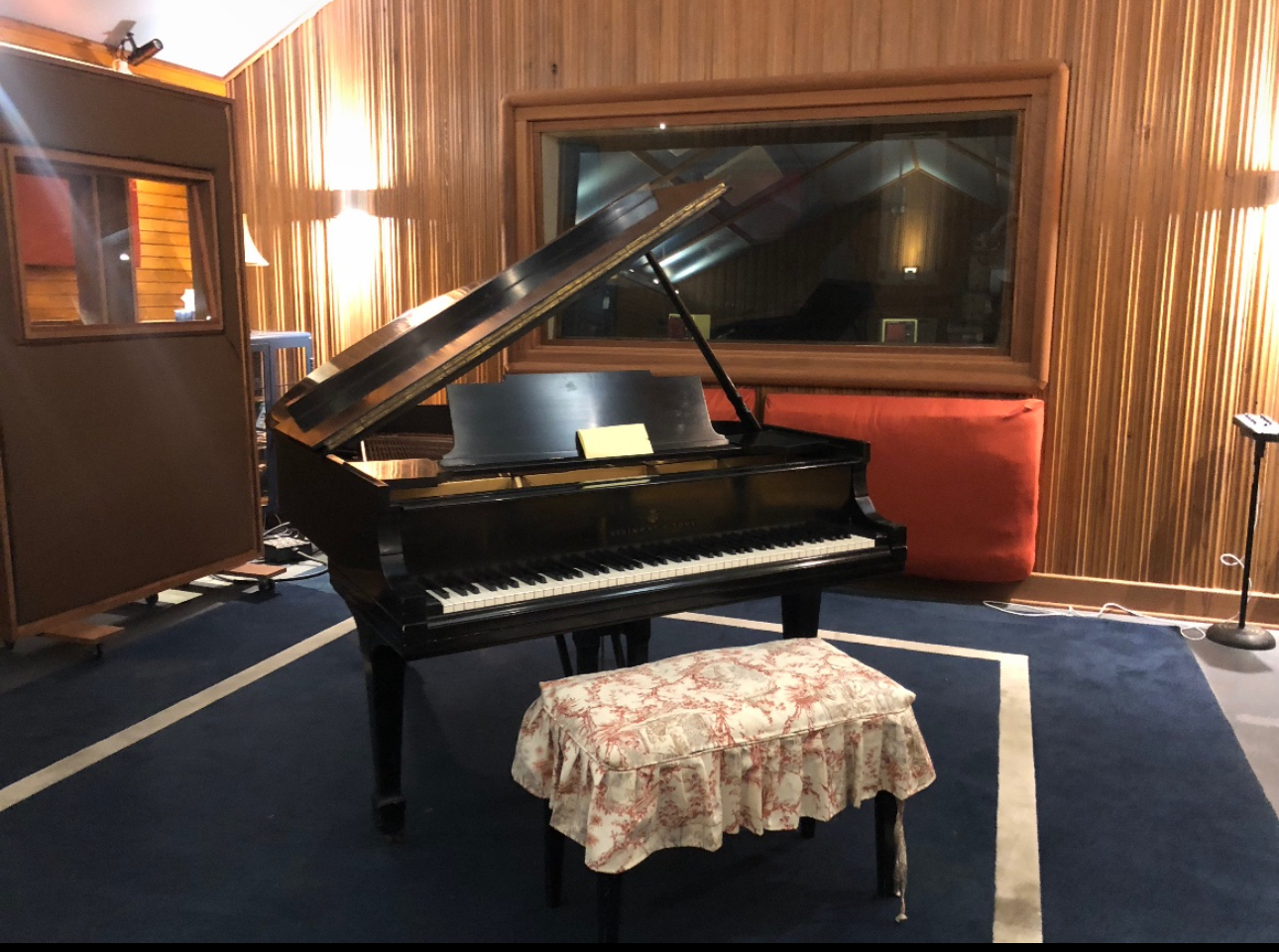 1922 Steinway Model M Ebony Grand Piano