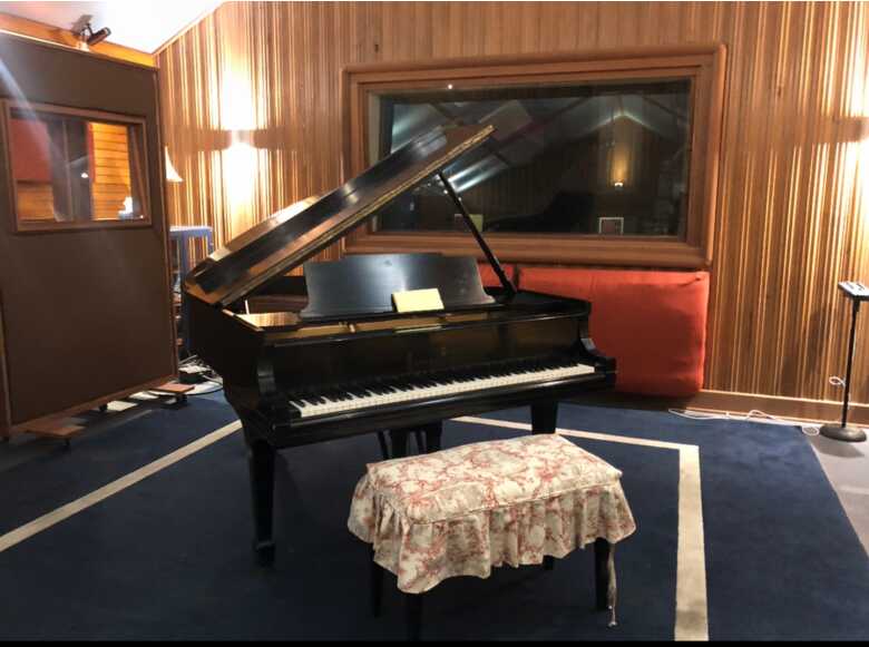 1922 Steinway Model M Ebony Grand Piano