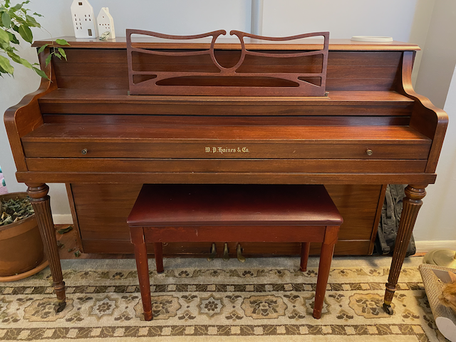 W. P. Haines & Co Upright Piano