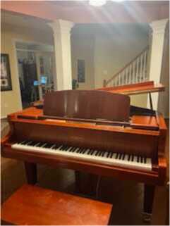 Almost Brand New Grand Piano - Mahogany Finish 