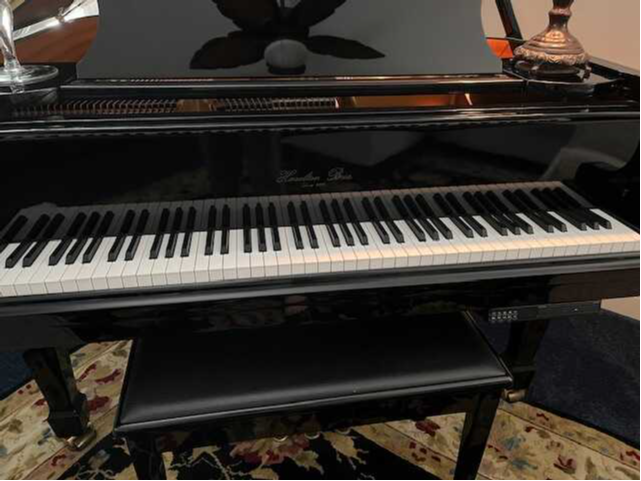 Baby grand player piano