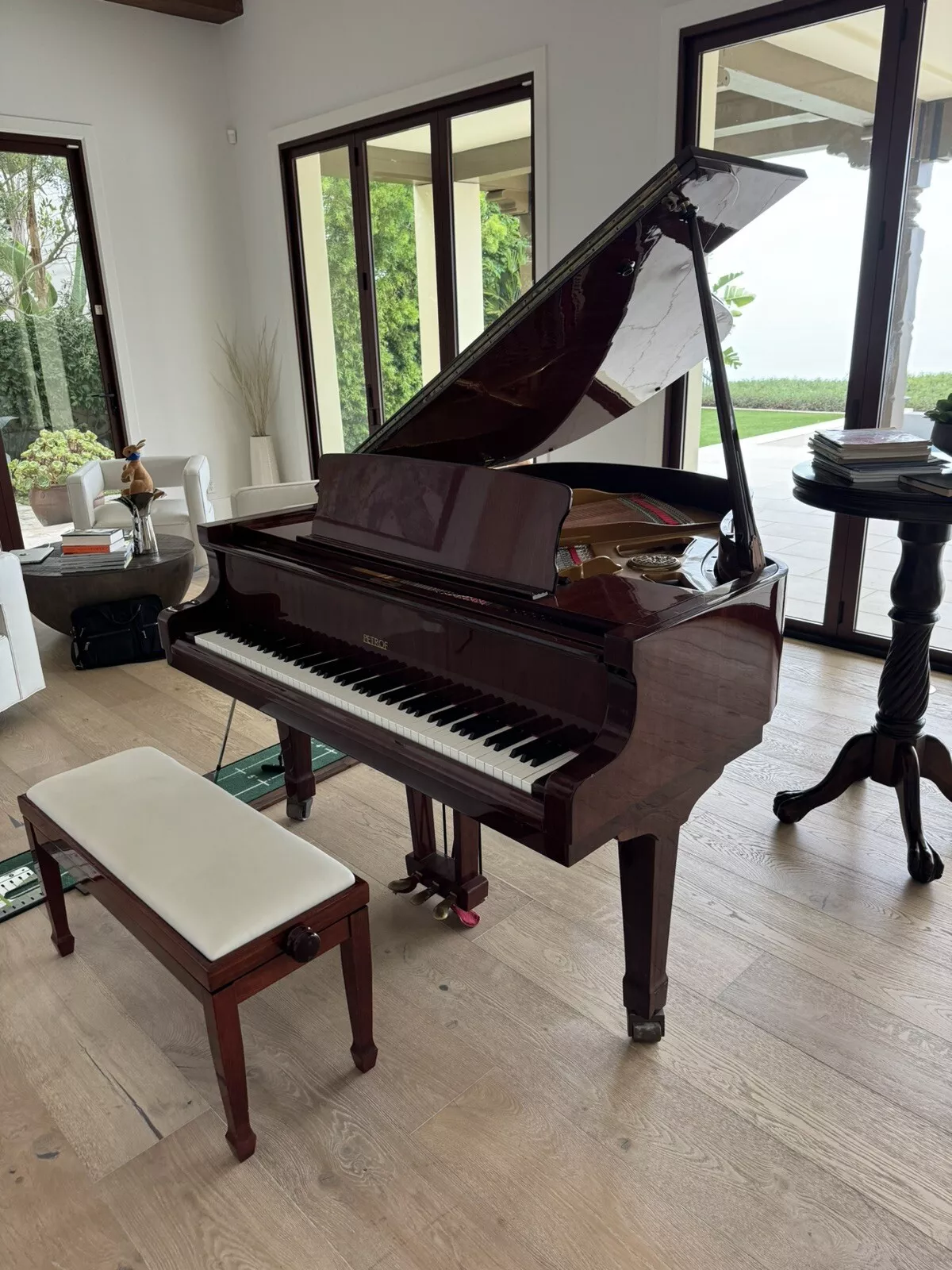 Petrof Model IV 5'8" Grand Piano in Mahogany