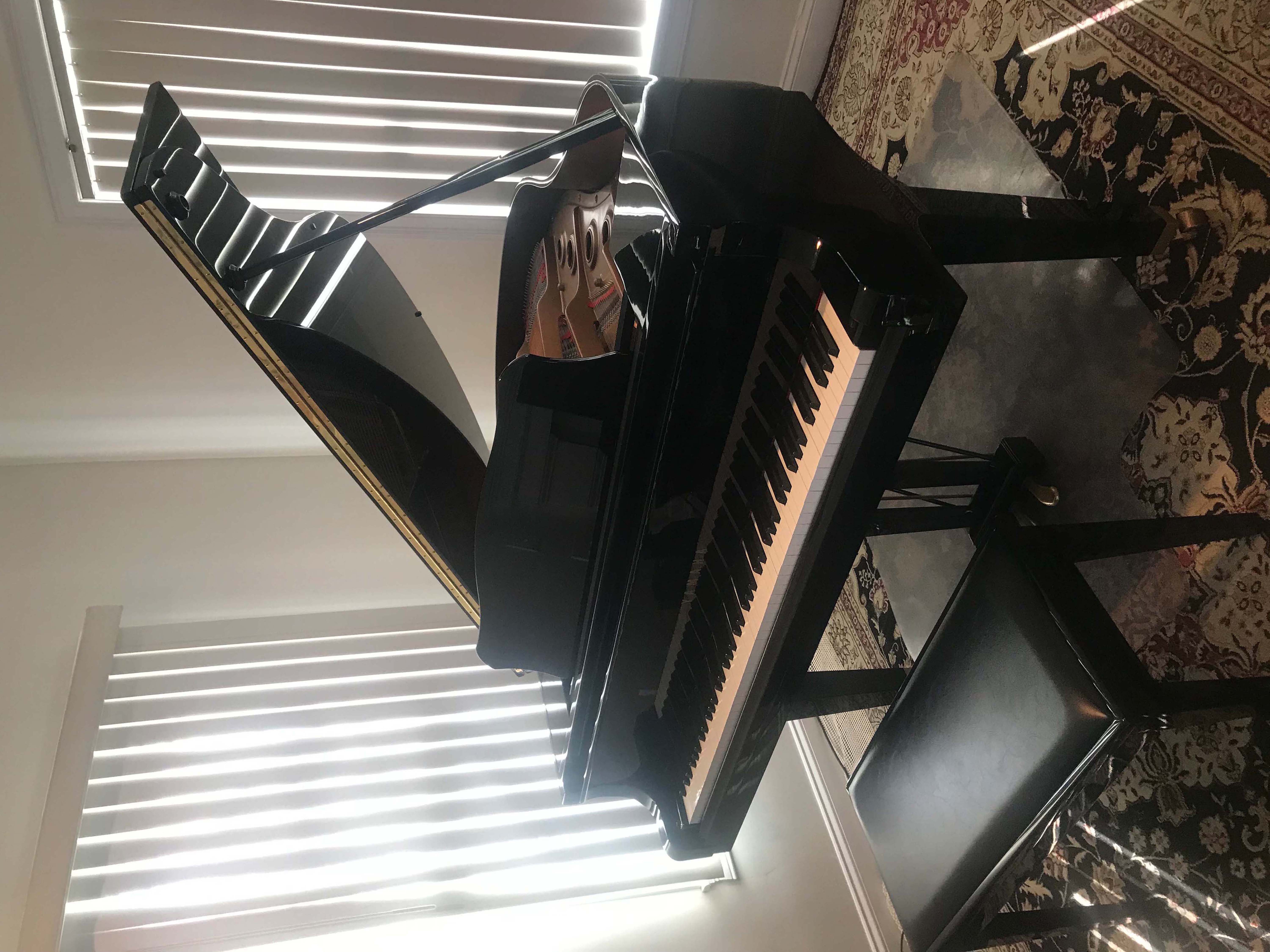 Yamaha GB-1 Piano with bench and velvet cover