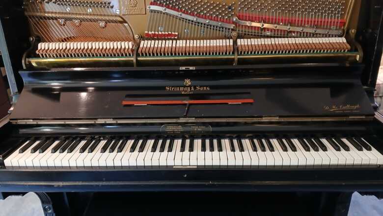 1887 Steinway & Sons Upright Piano Rare 85 Keys Made Germany