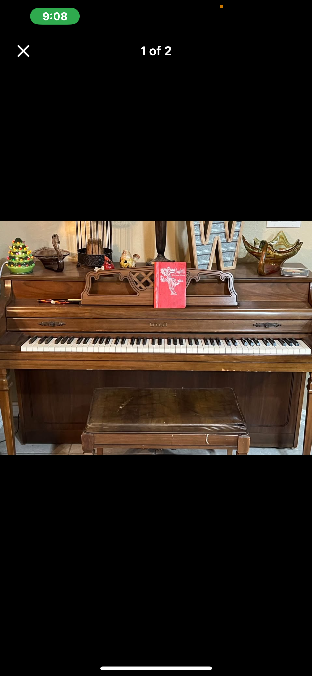 Kimball Piano with bench