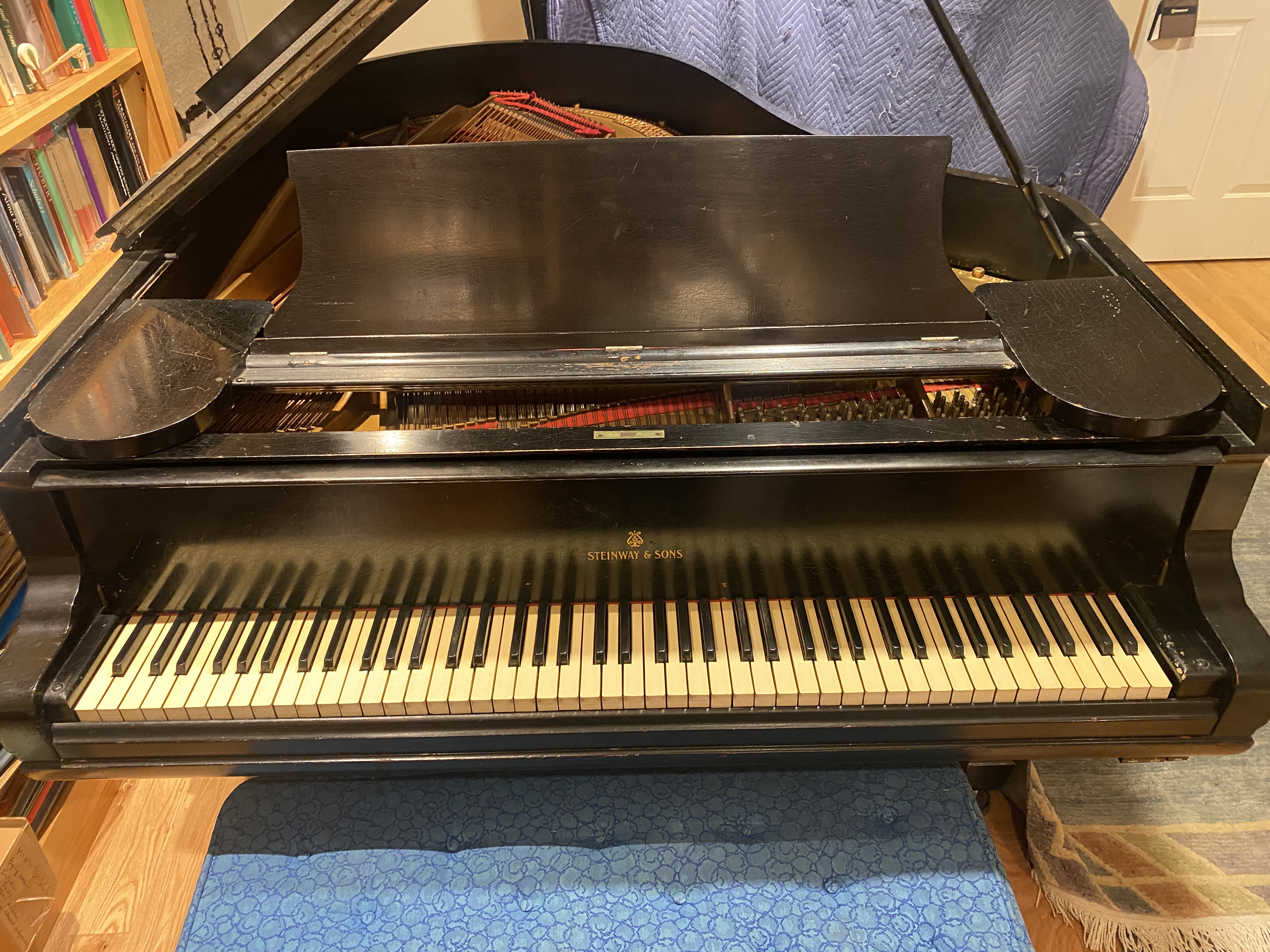 1884 Steinway 'A', 85 key. Rebuilt by A&C Pianocraft of NYC.