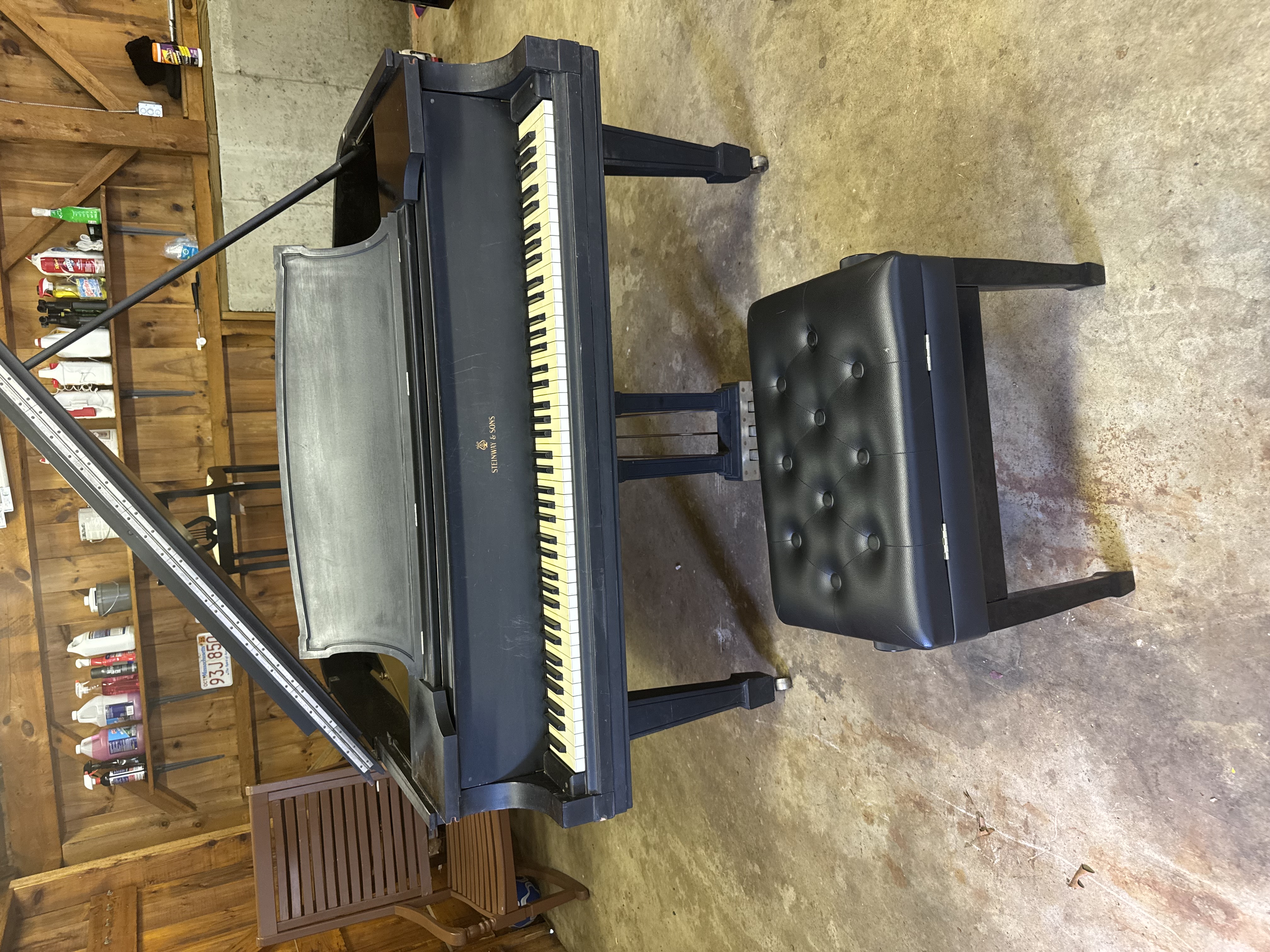 1925 Steinway & sons model L ebony 230675