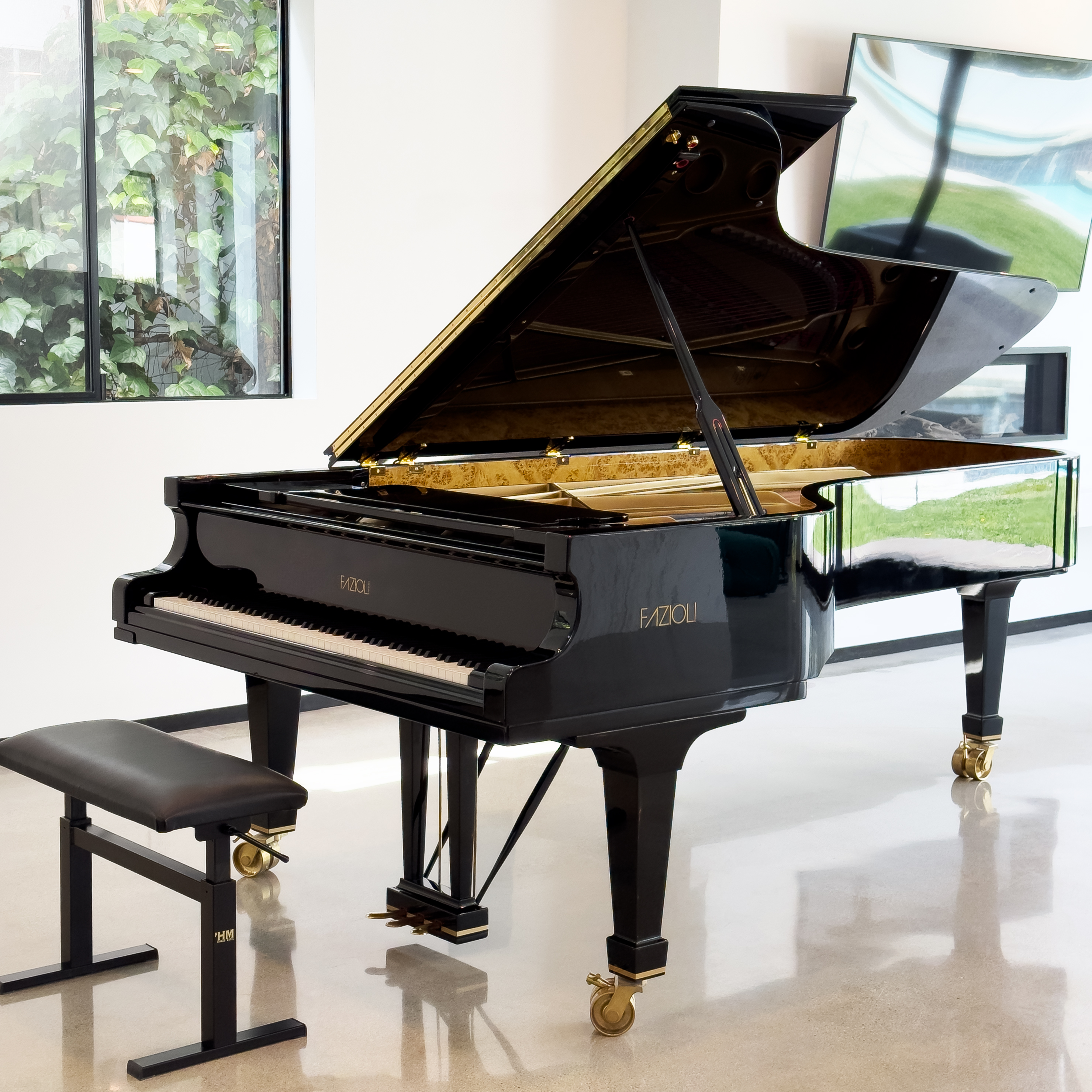 FAZIOLI F278 (9'2") Concert Grand, Pedigree