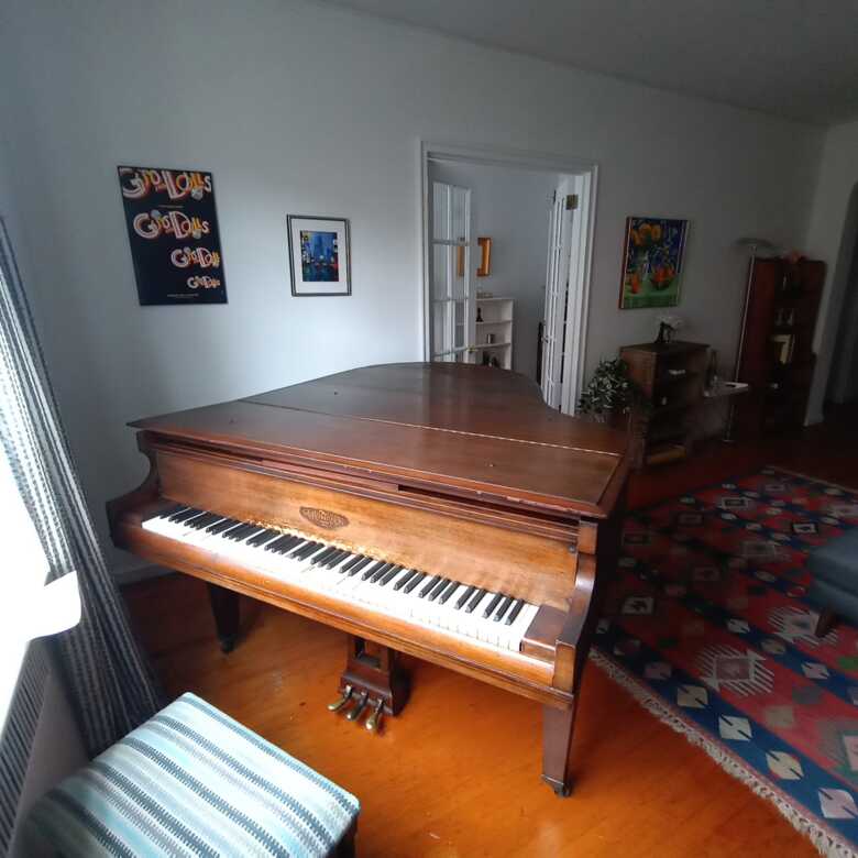 Vintage Chickering Parlor Grand
