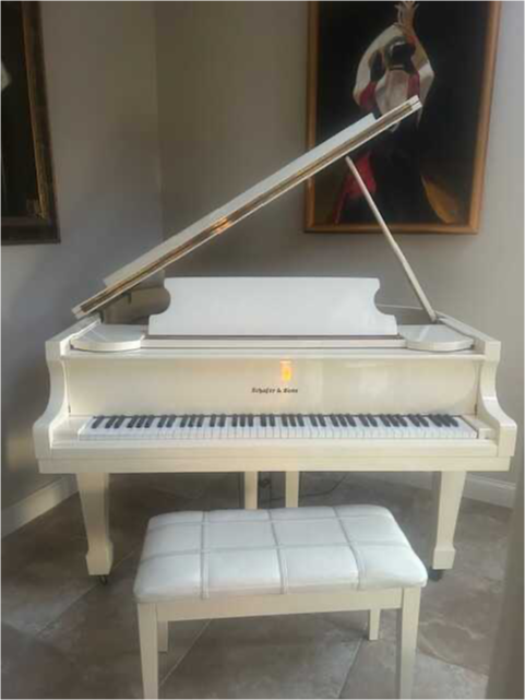 Shafer & Sons Piano in Excellent Condition w/ Bench 