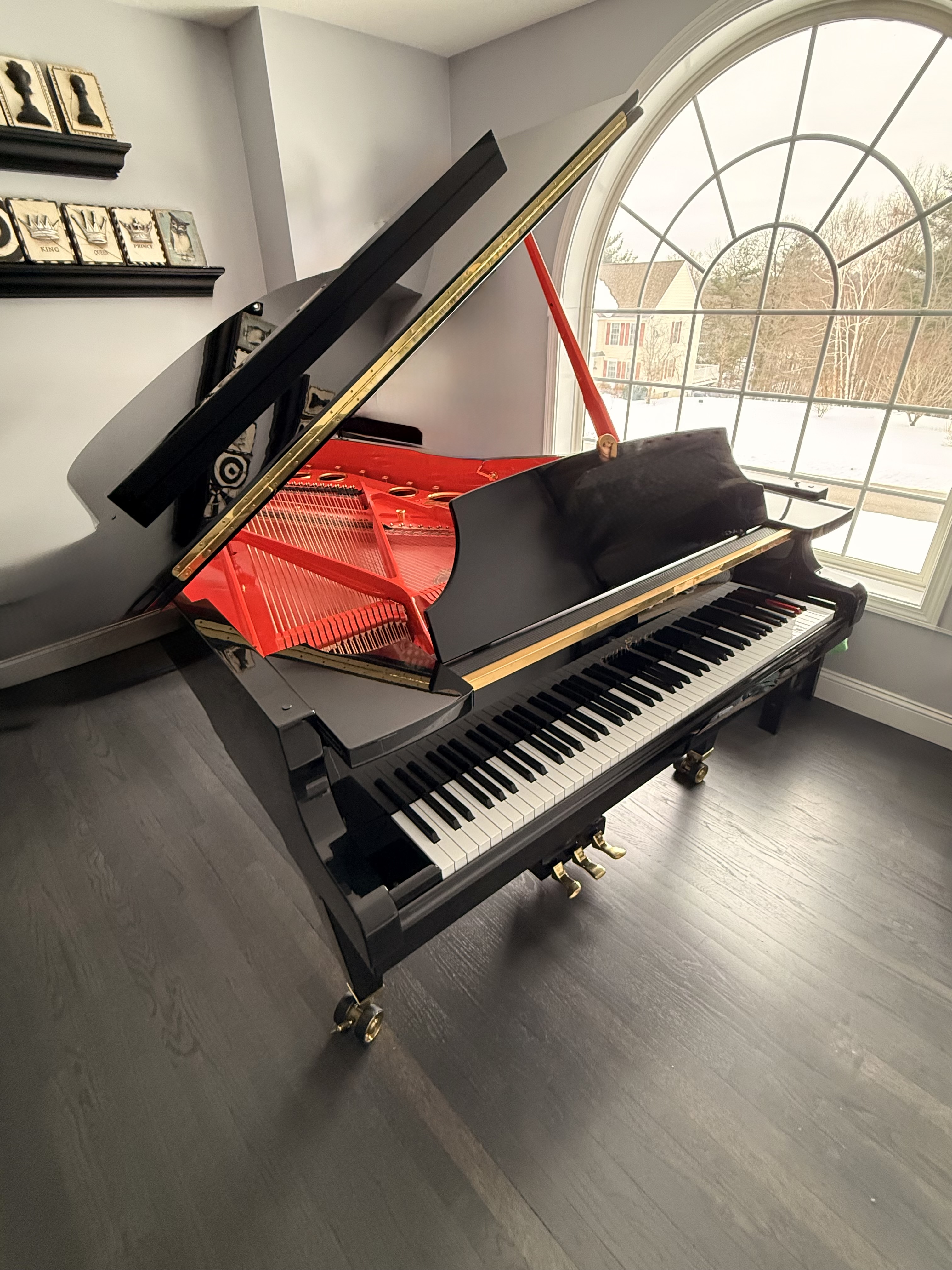 Extremely Rare Schimmel Red Diamond Edition 7ft conc. Grand