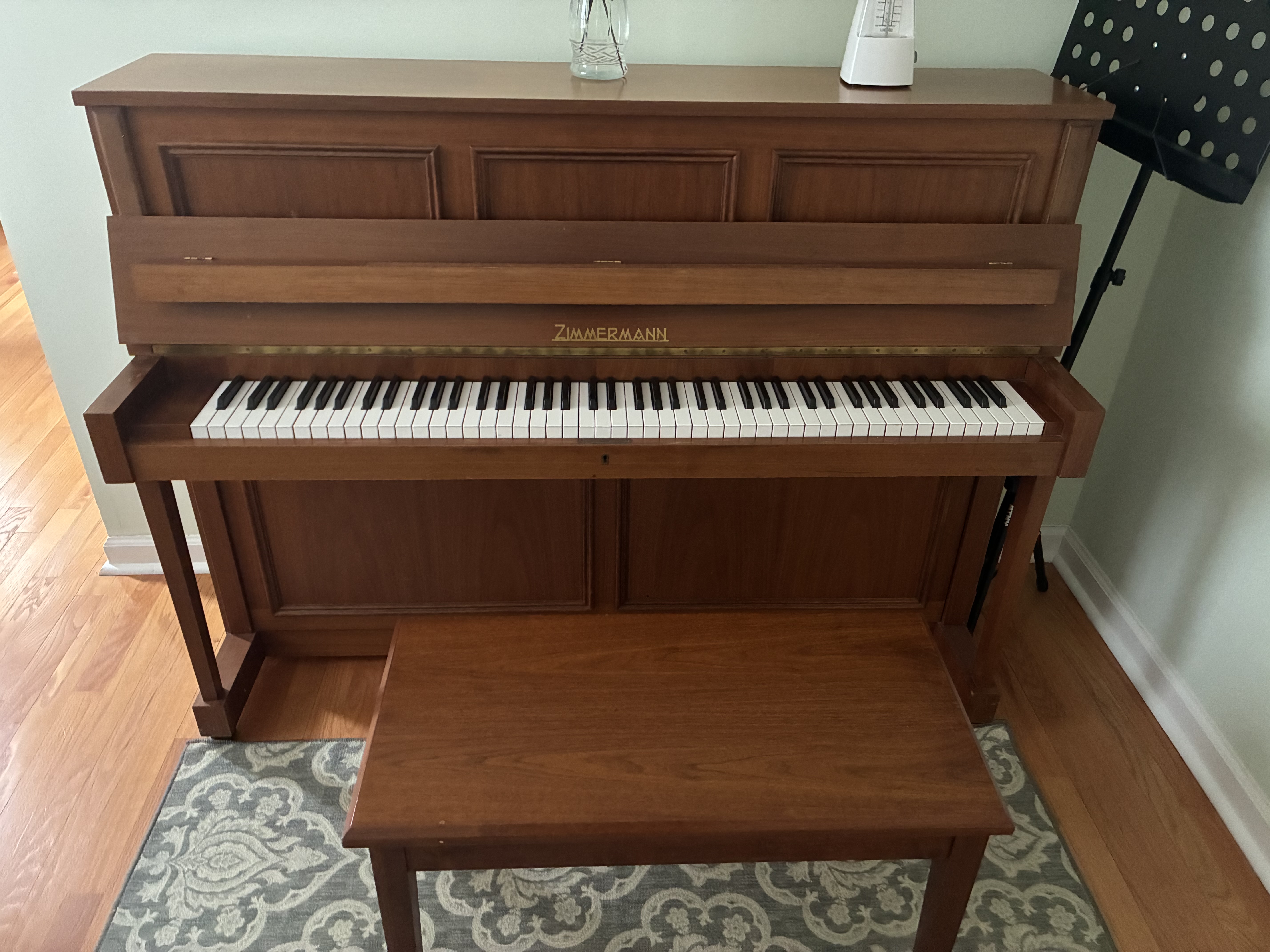 Used Zimmerman upright piano