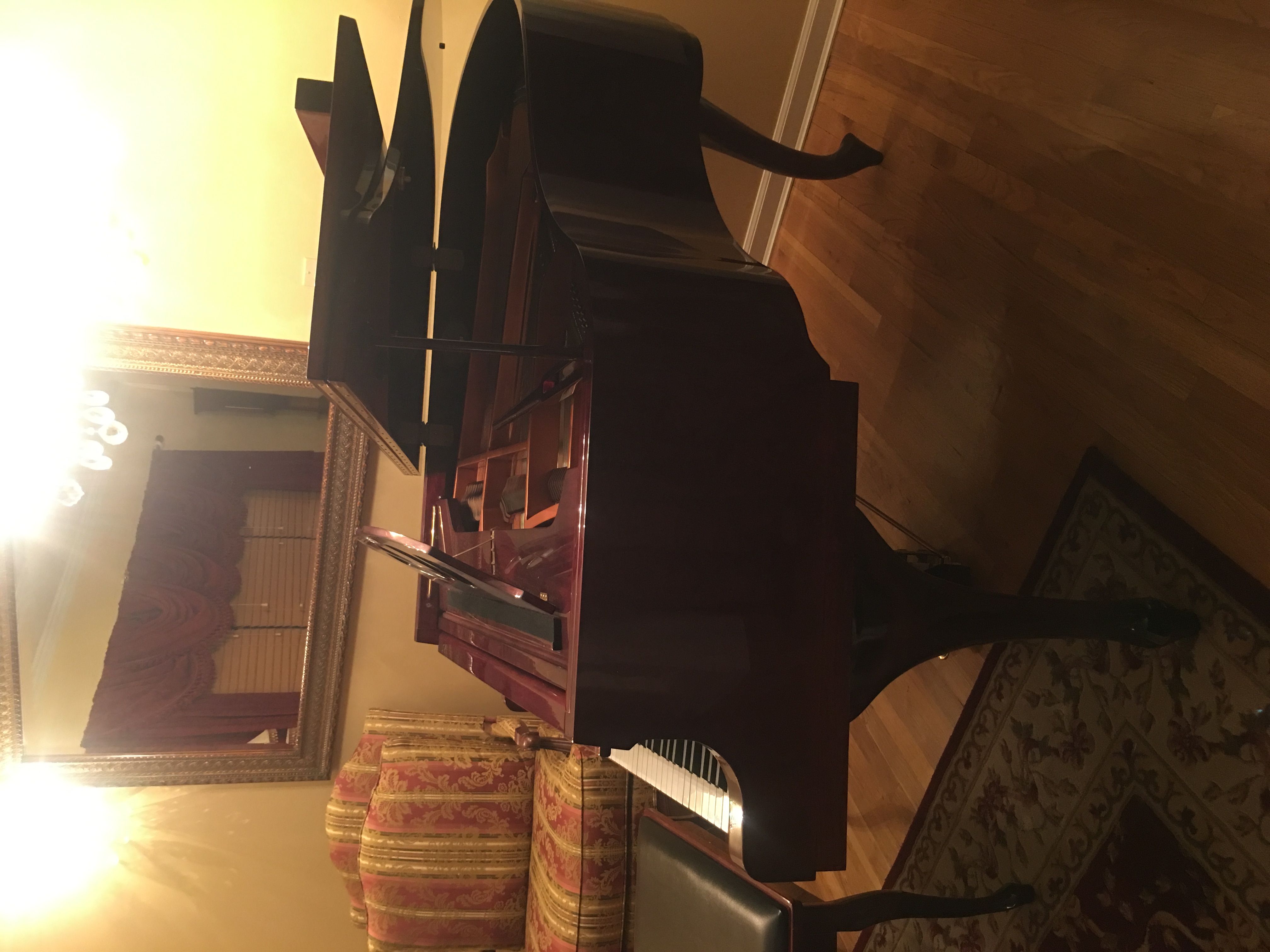 A beautiful immaculate baby grand