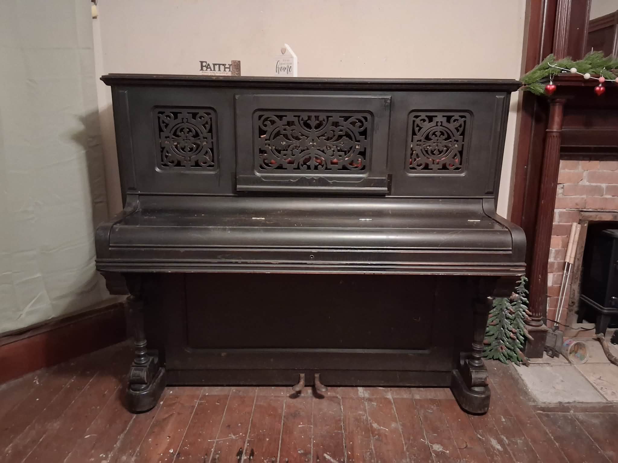 1895 Henry F. Miller Upright Piano