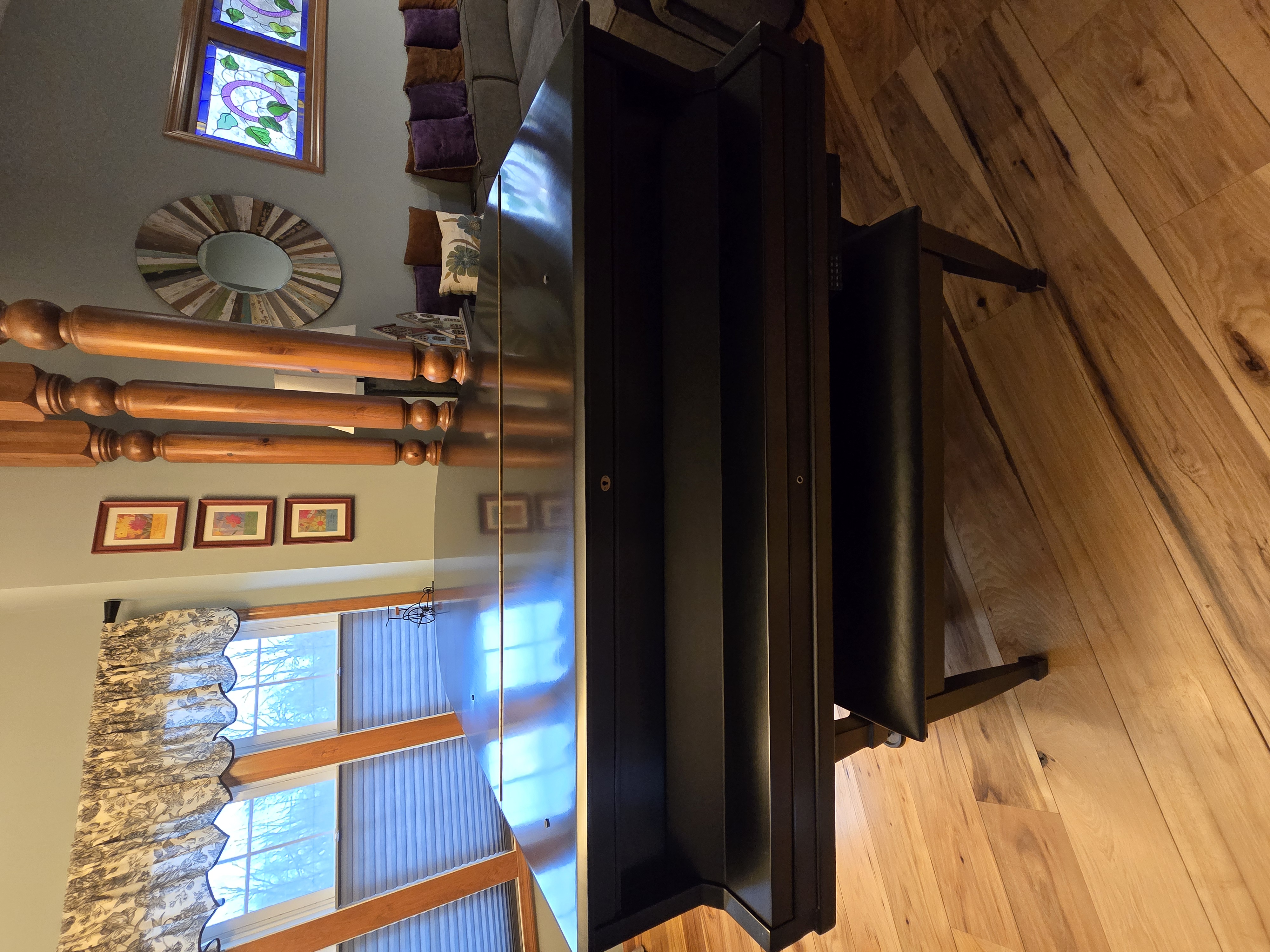 Black Baby Grand with PianoDisc Player