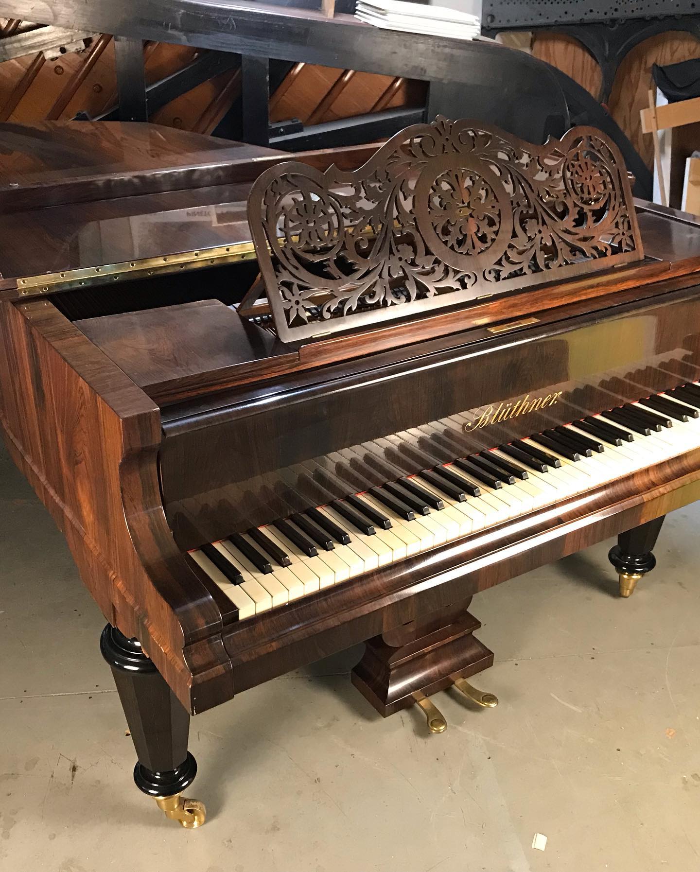 Restored Bluthner 1872