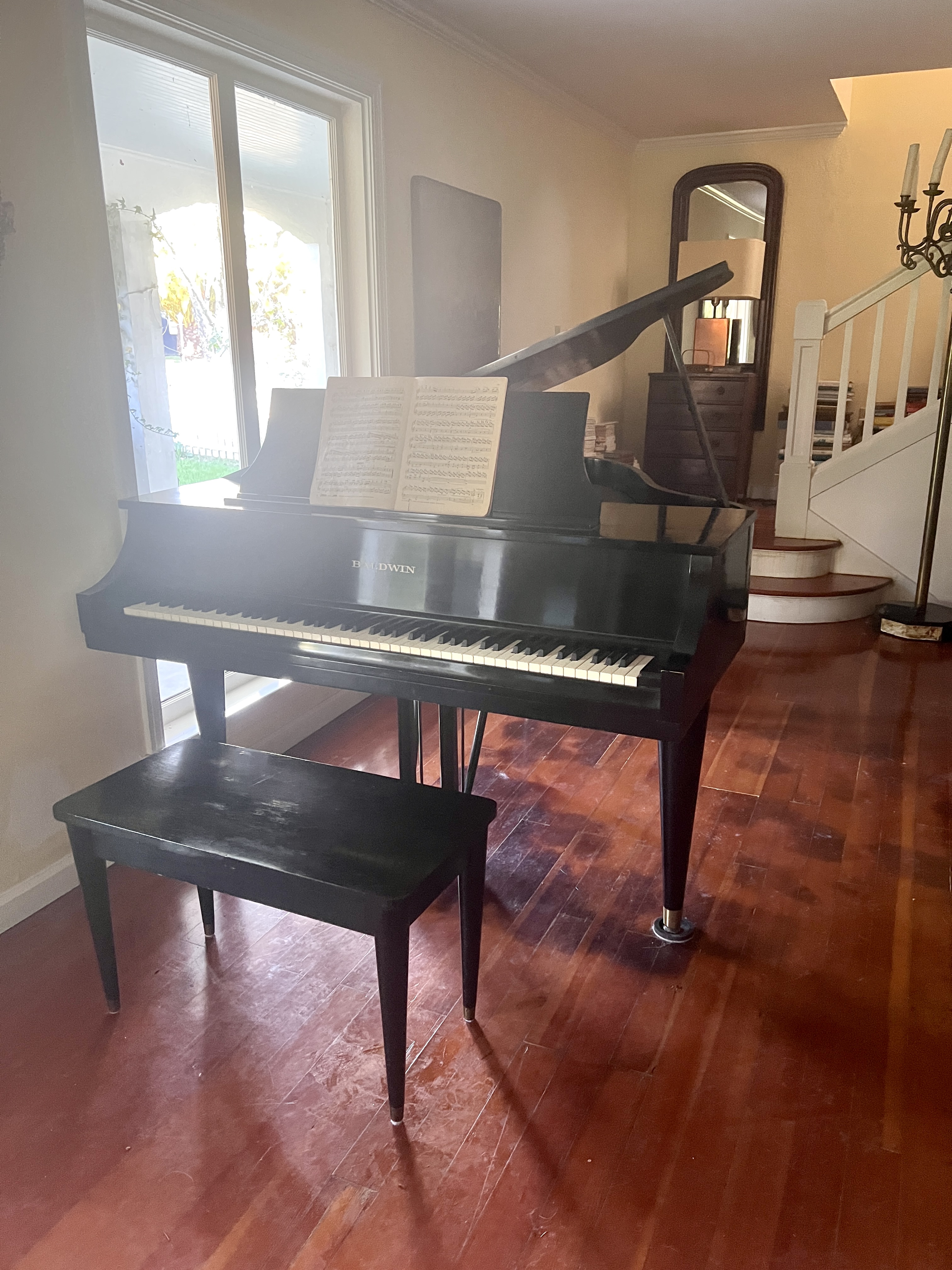 Baldwin Model L 1968 - Rare MCM Black Case