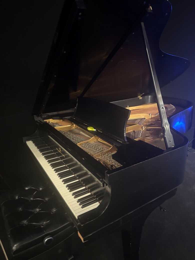 Steinway & Sons Model B Grand Piano – Ebonized Black – Seria