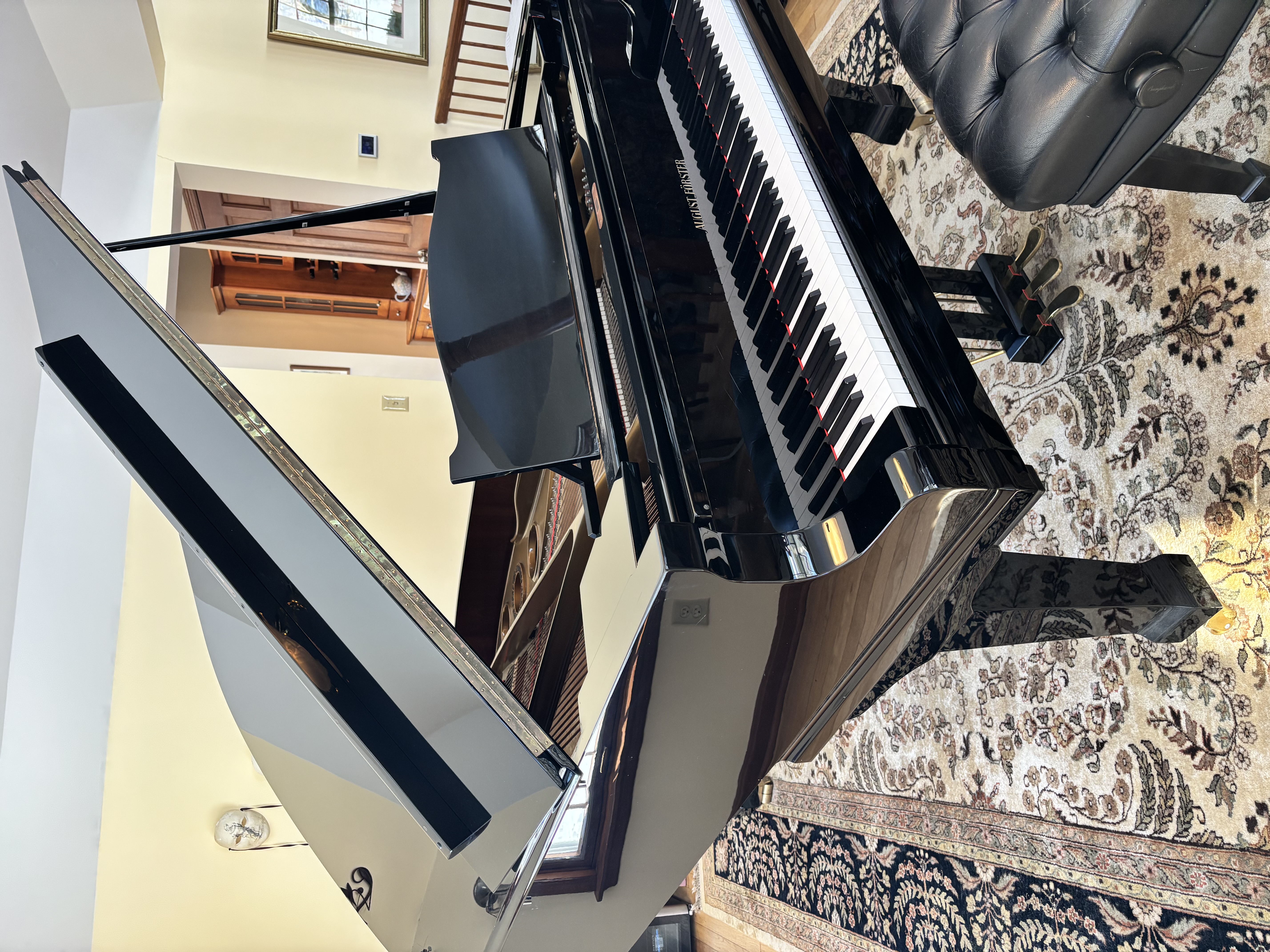 Pristine condition August Forester Piano 215