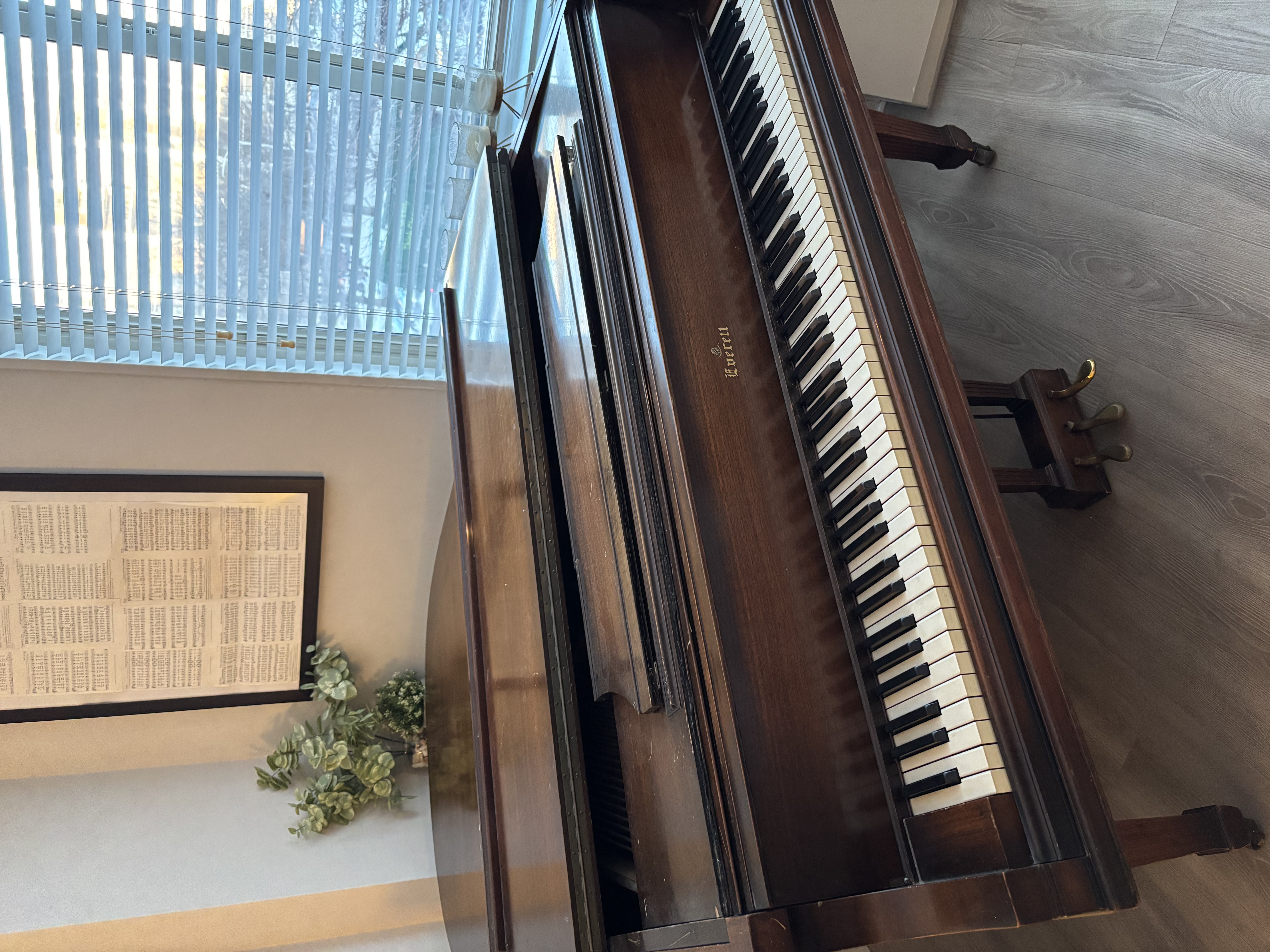 1933 Everett Baby Grand Piano