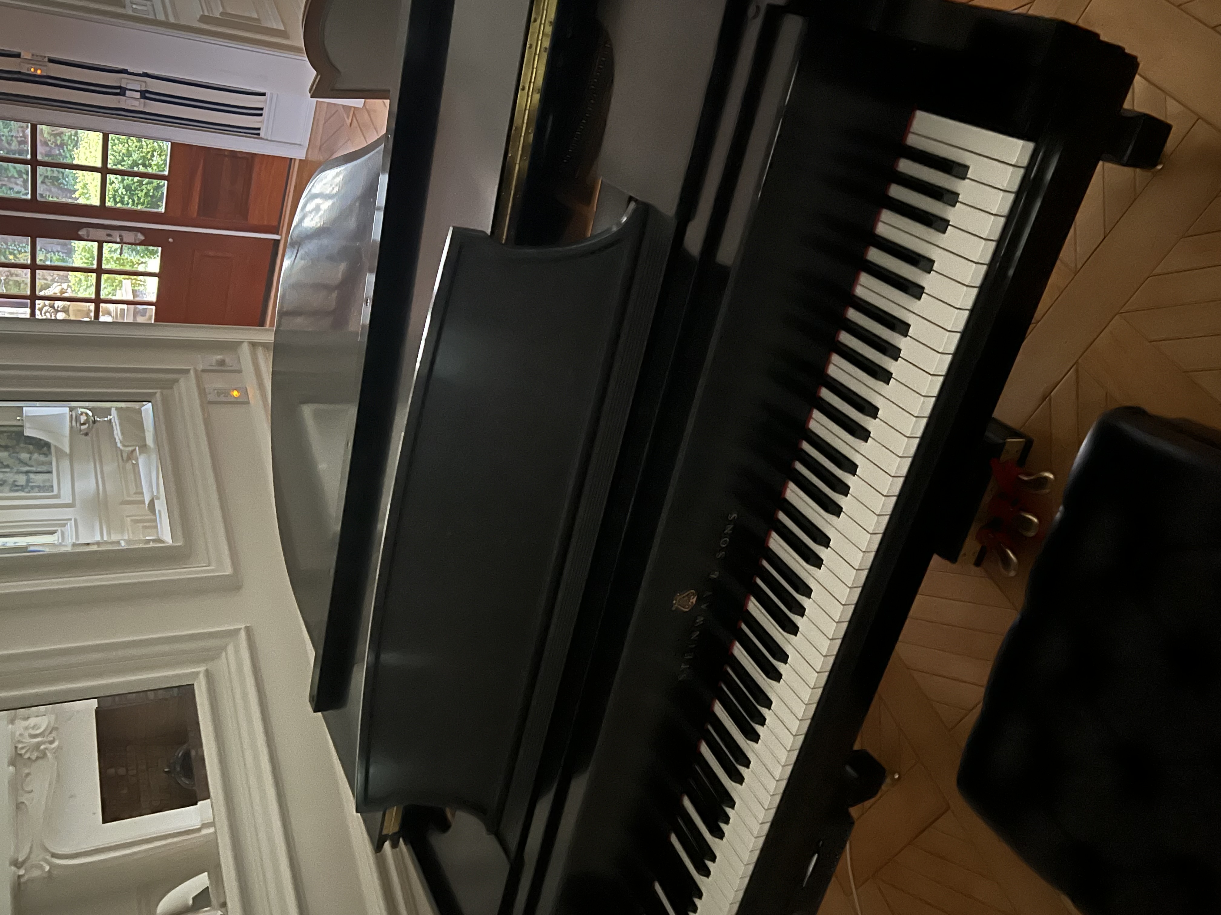  Steinway & Sons Model M Grand Piano – Ebony – Orig. Owner