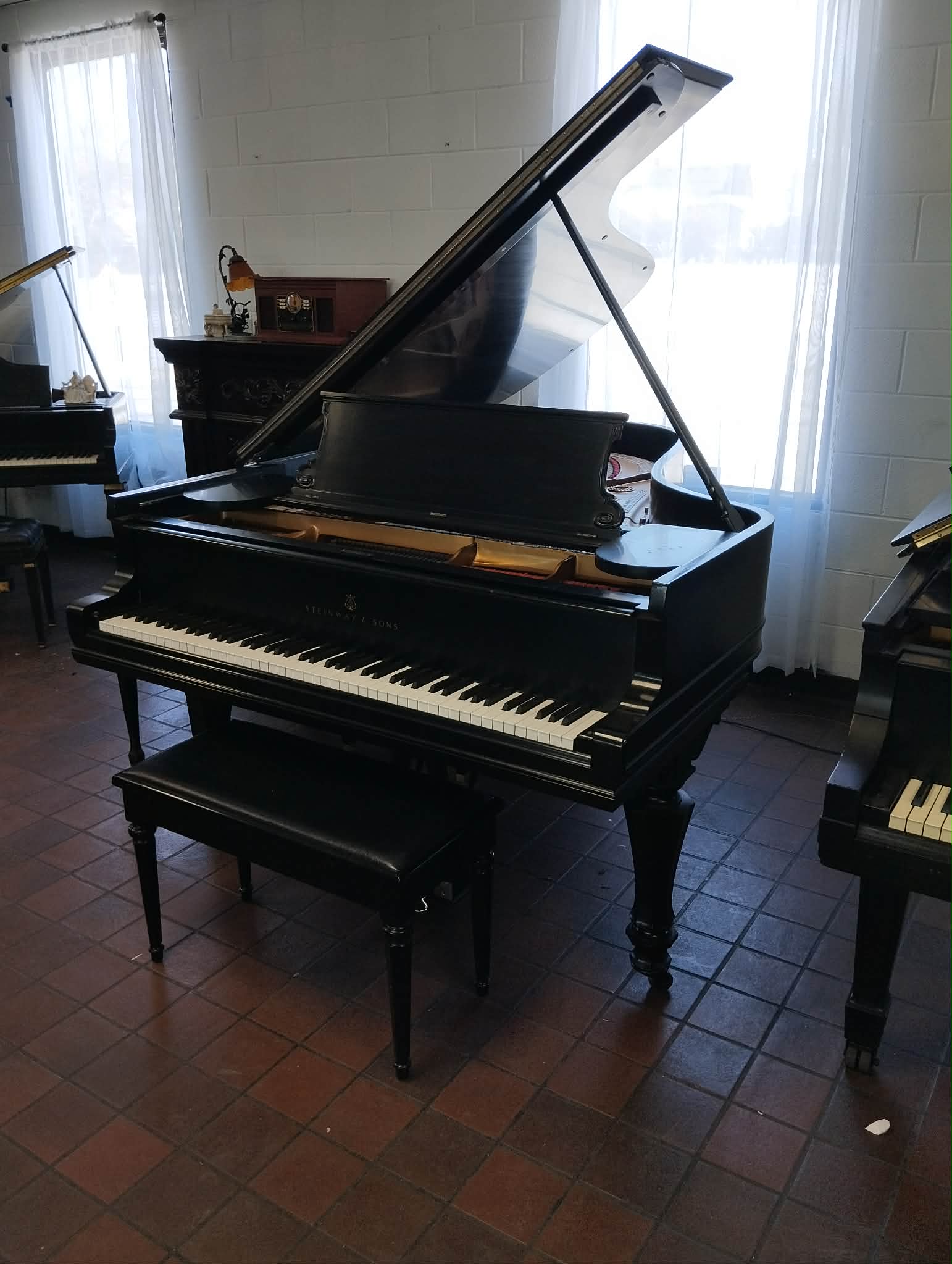 Steinway and Sons Model B Tulip Art Case