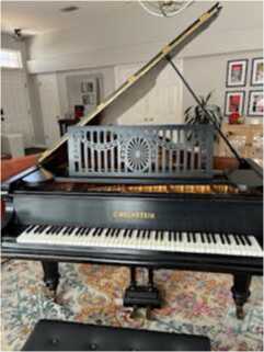 1898 Bechstein Semi-Concert Grand Piano