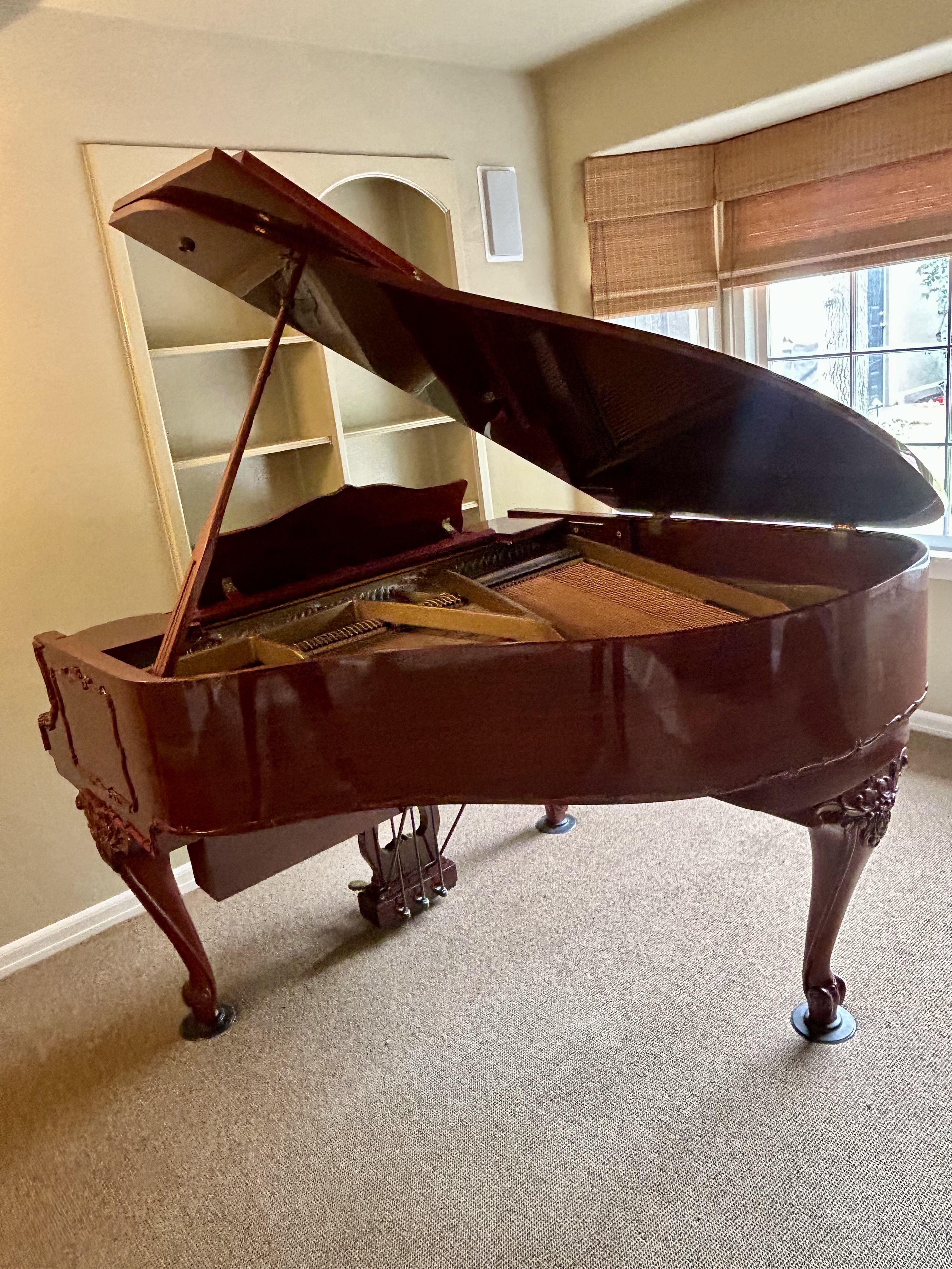 Beautiful Schafer & Sons baby grand piano