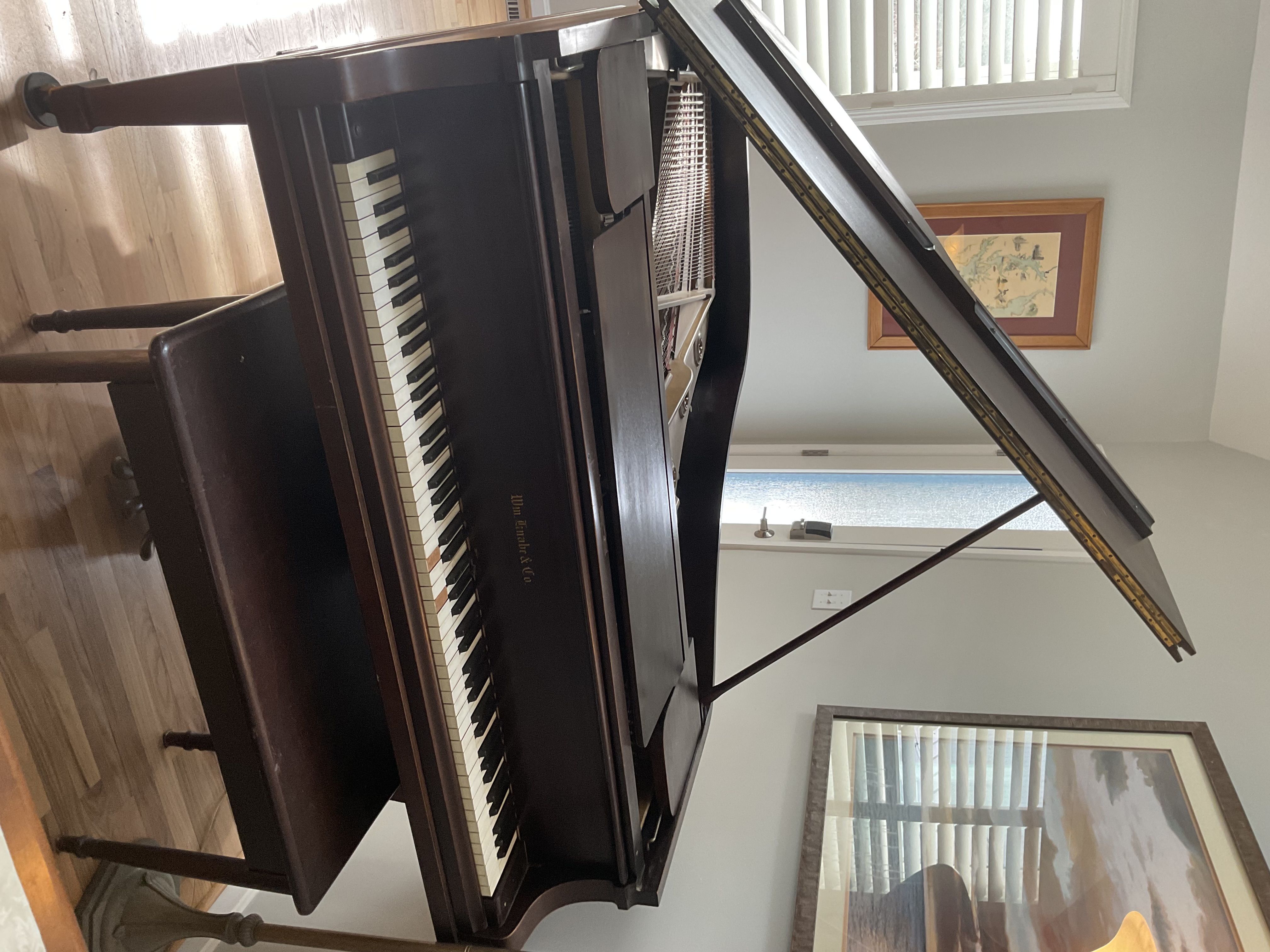Knabe Baby Grand Beautiful Piano needs a new home.