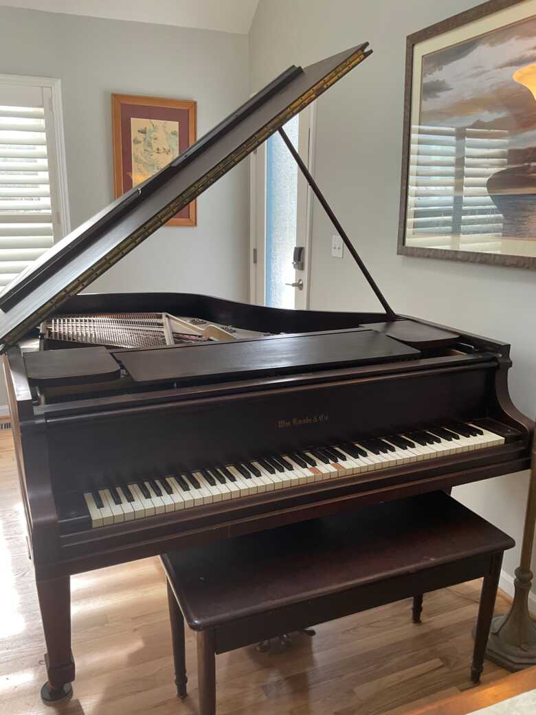 Knabe Baby Grand Beautiful Piano needs a new home.