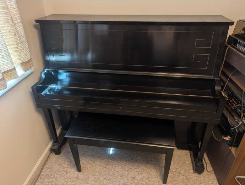 Mason and Hamlin Upright Studio Grand