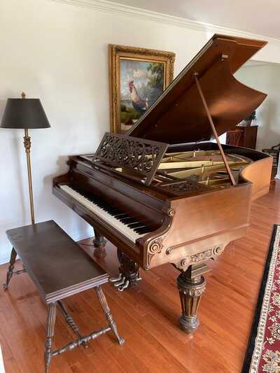 19th Century Chickering Grand Piano