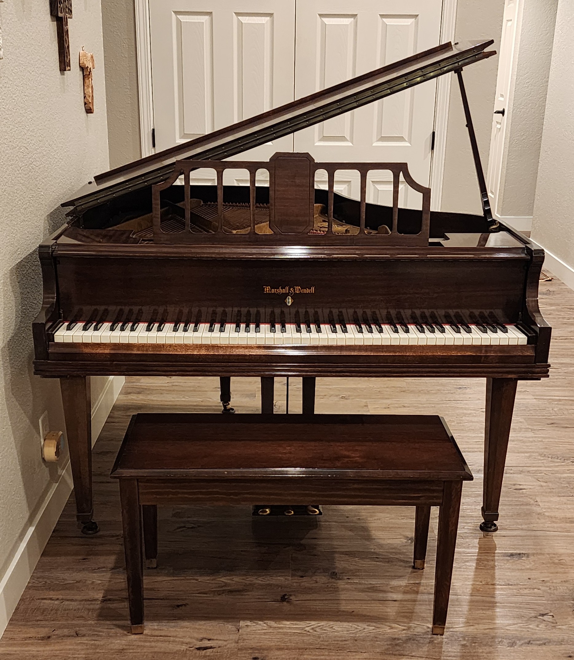 Antique Marshall & Wendell Baby Grand