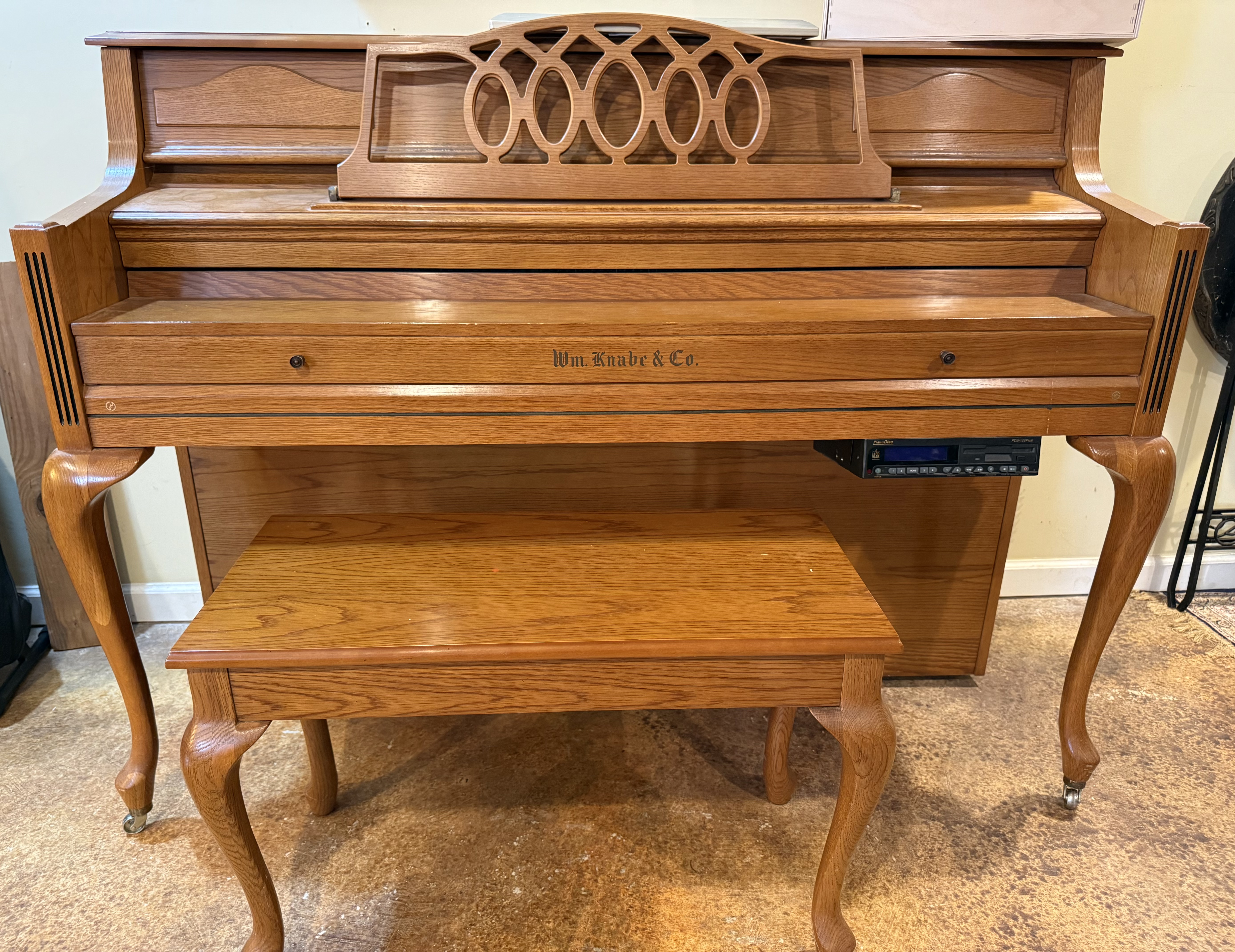 Knabe KNF-43 Console Piano - Excellent Condition