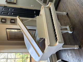 White Baby Grand Steinway & Sons
