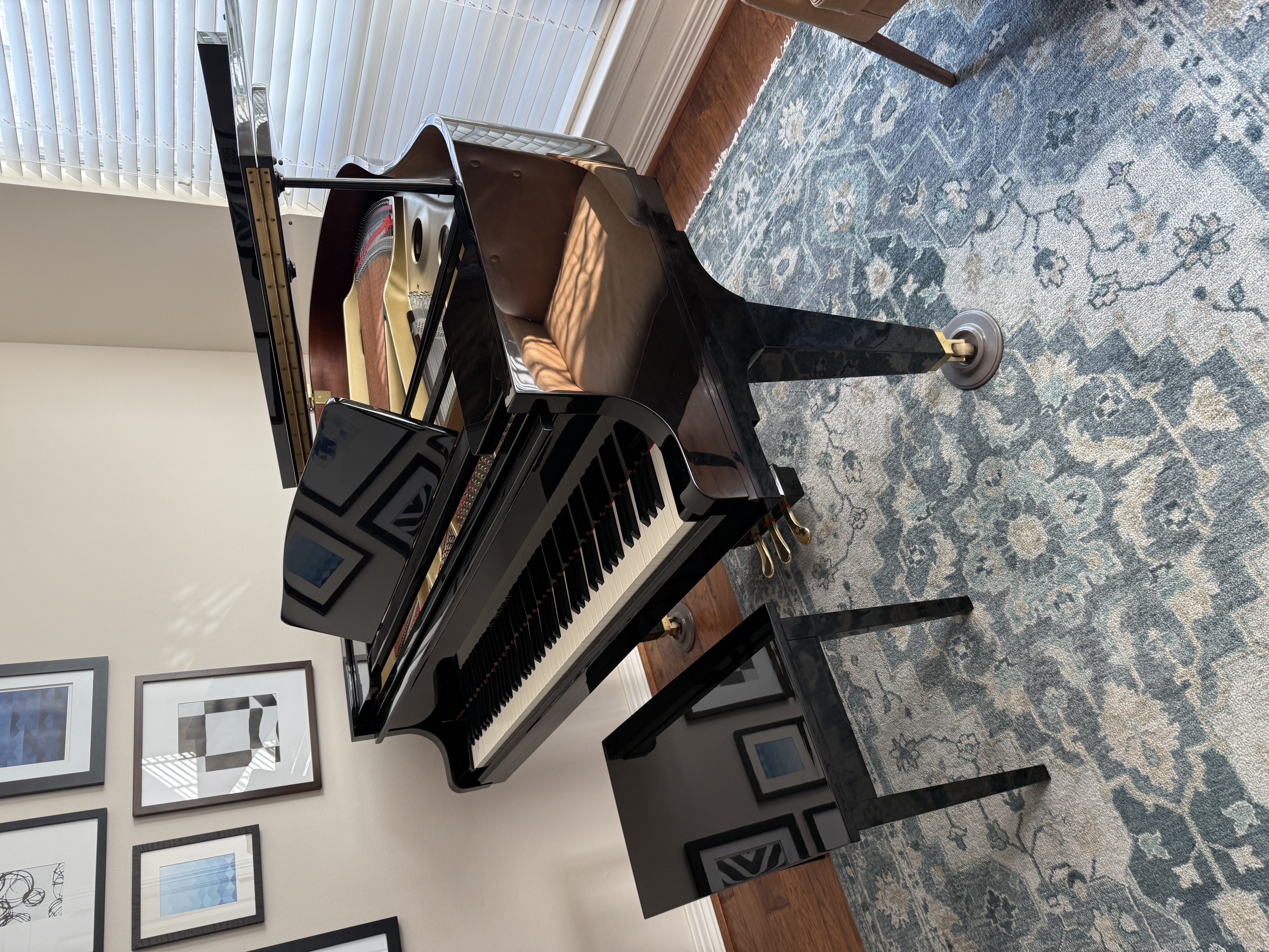 Kawai GE-1A baby grand - polished black - original owner